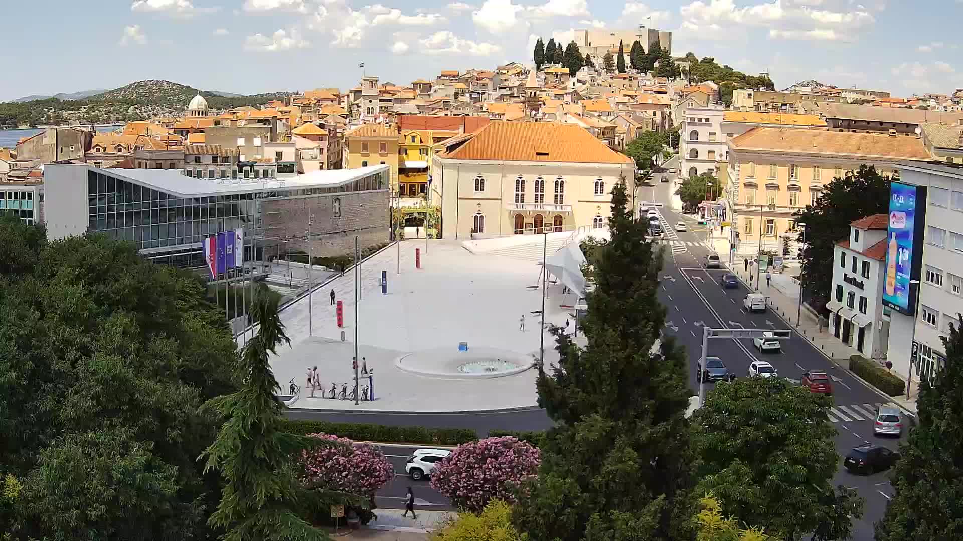 Webcam Šibenik – place Poljana