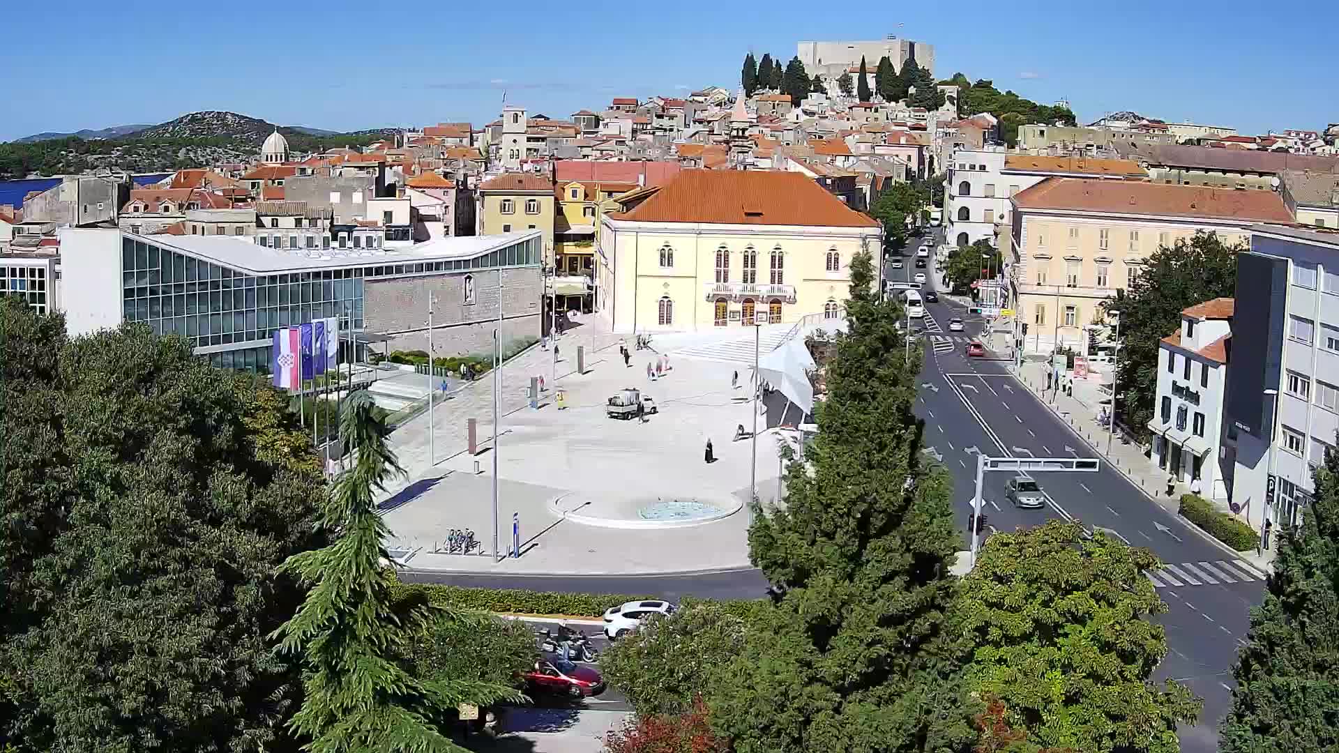 Webcam Šibenik – place Poljana