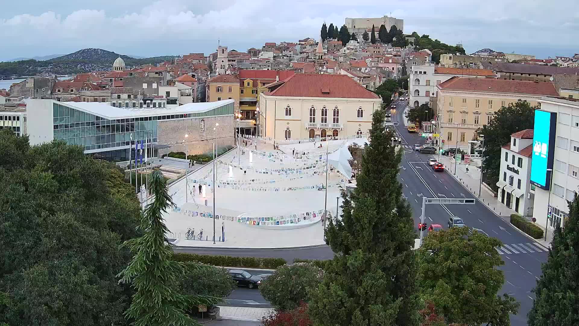 Webcam Šibenik – place Poljana
