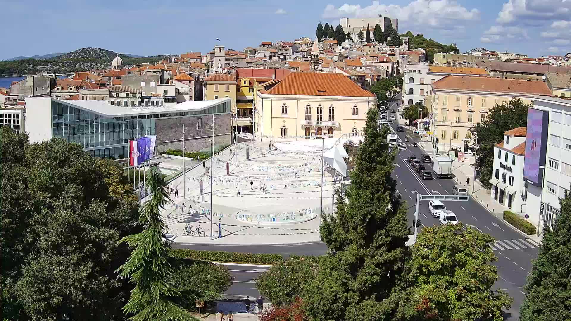Webcam Šibenik – place Poljana