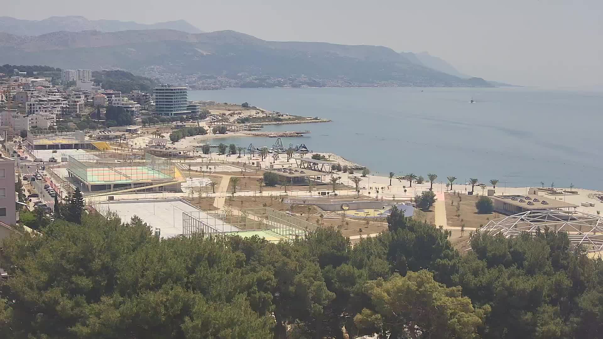 Plage Žnjan et installations sportives – Split