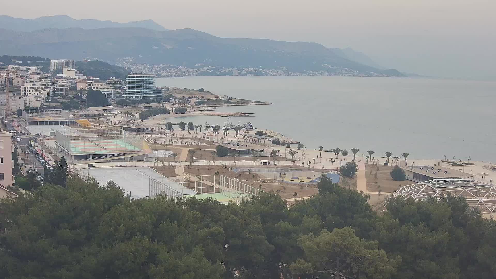 Plage Žnjan et installations sportives – Split