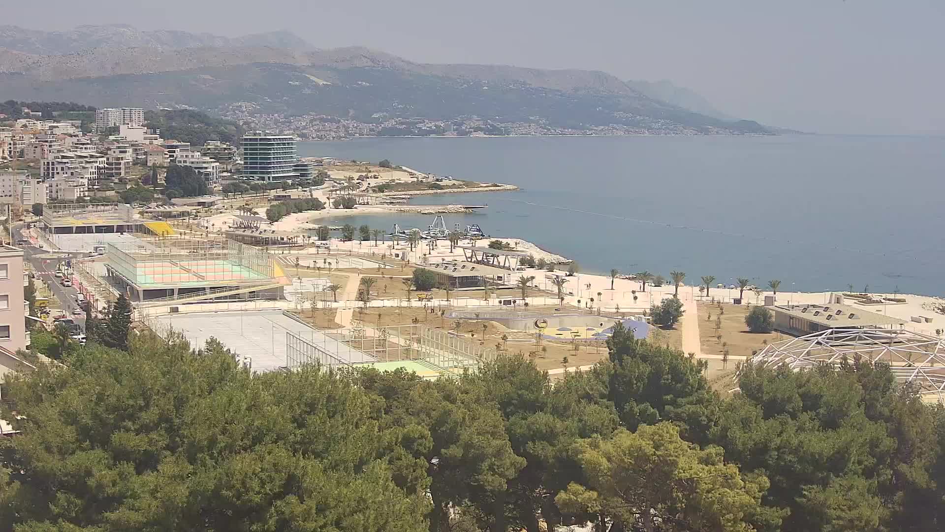 Plage Žnjan et installations sportives – Split