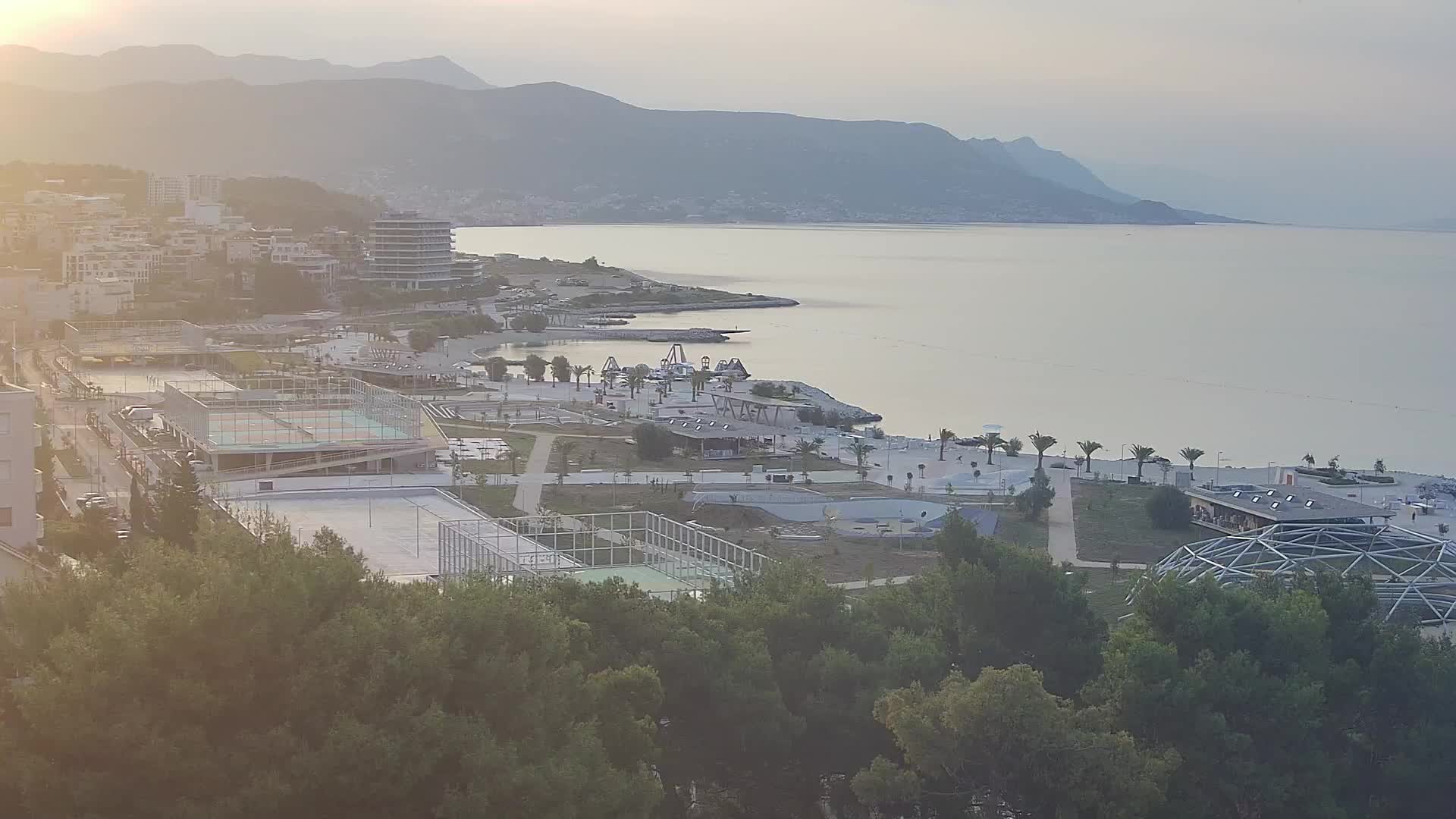 Plage Žnjan et installations sportives – Split