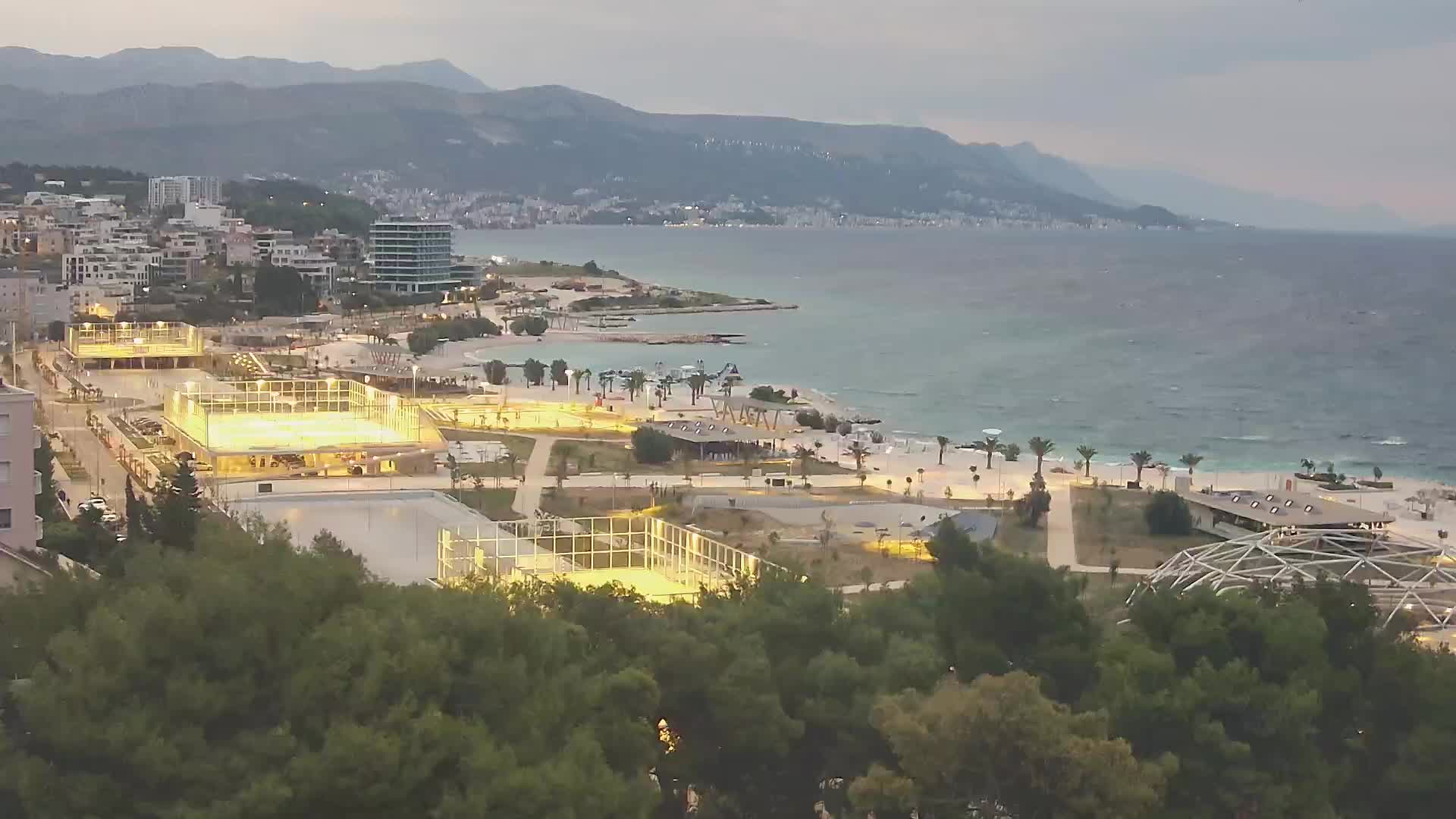 Plage Žnjan et installations sportives – Split