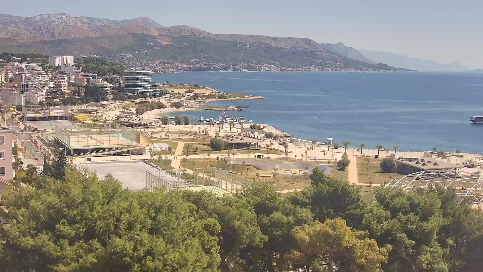 Plage Žnjan et installations sportives – Split