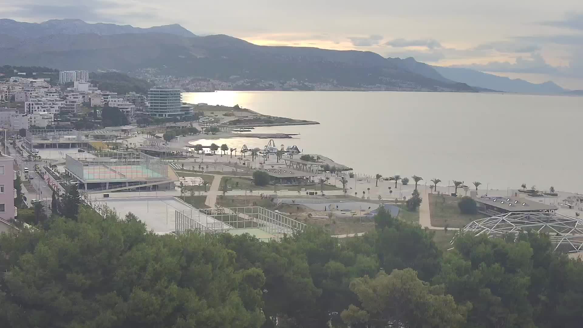 Plage Žnjan et installations sportives – Split