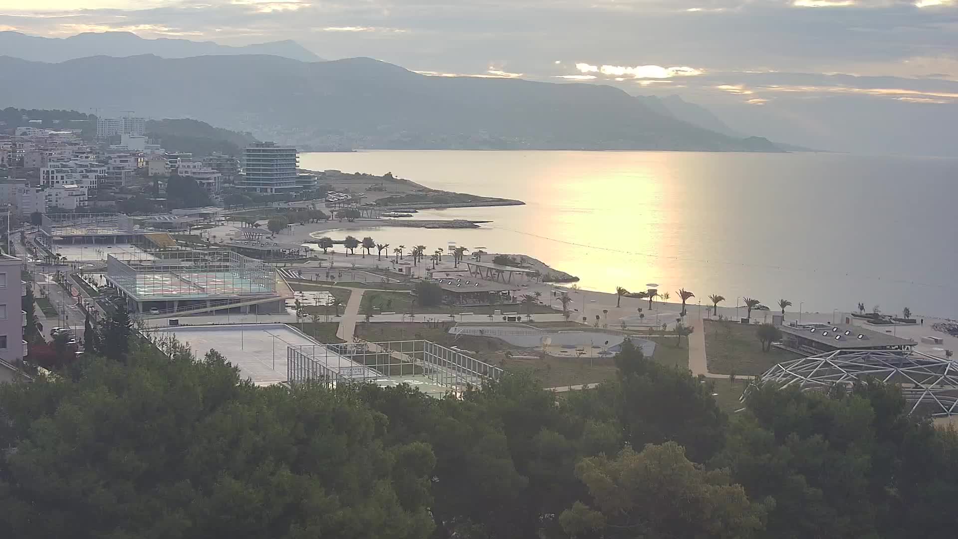 Plage Žnjan et installations sportives – Split