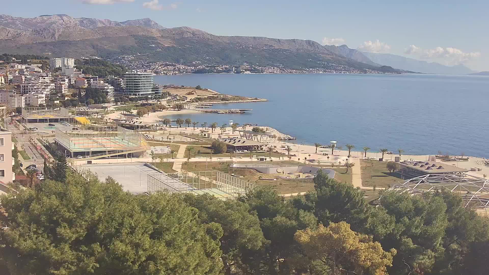 Plage Žnjan et installations sportives – Split