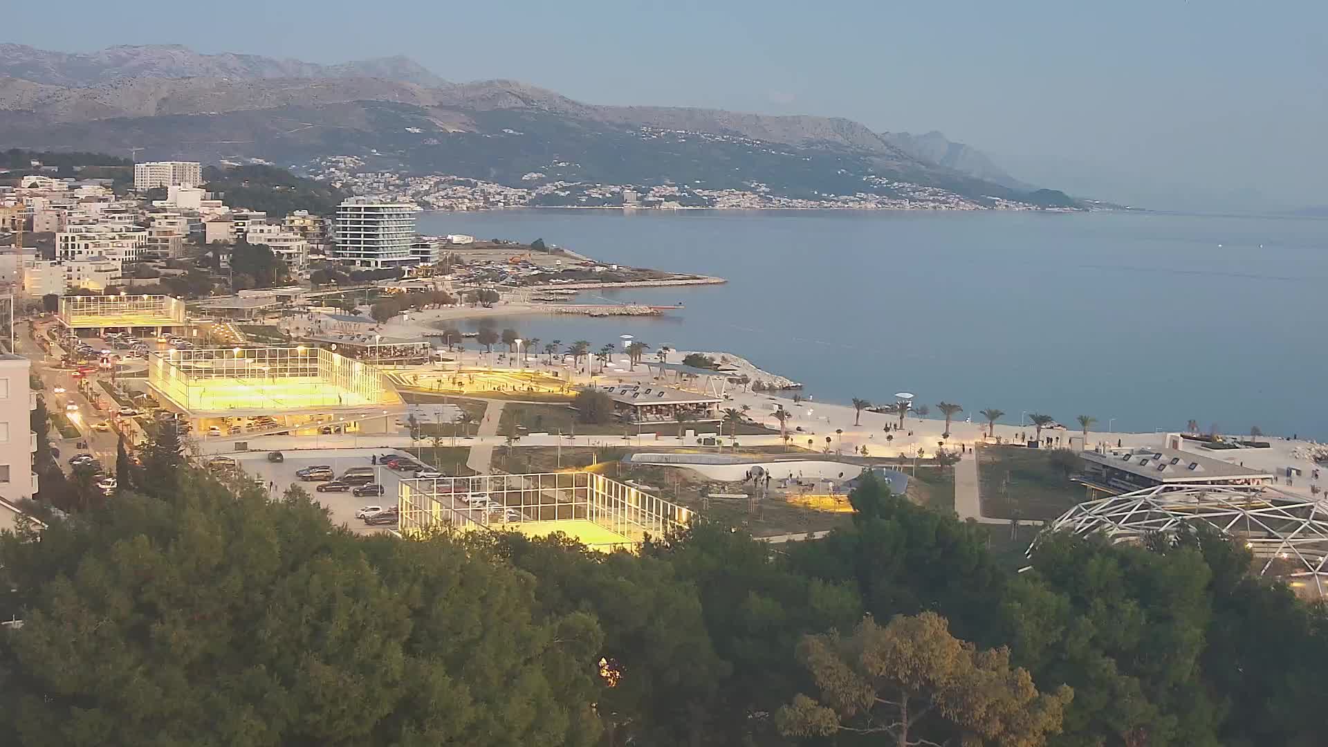 Playa Žnjan e instalaciones deportivas – Split