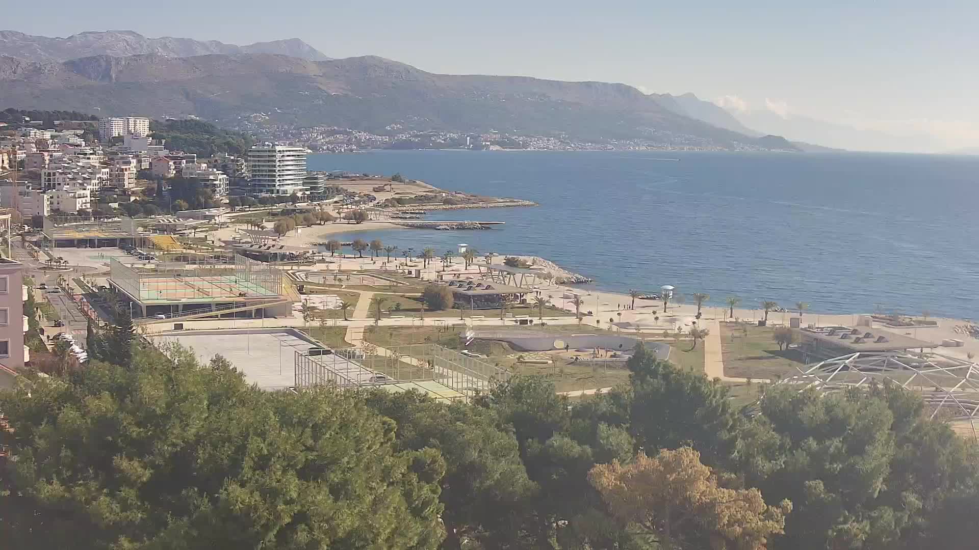 Plage Žnjan et installations sportives – Split