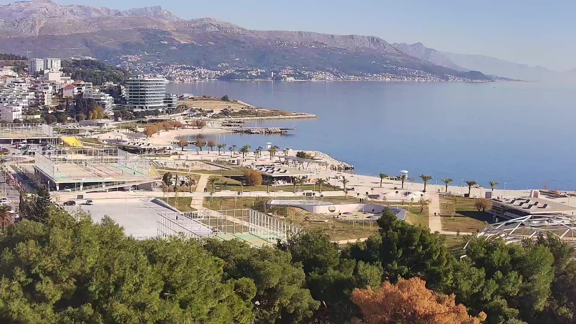 Plage Žnjan et installations sportives – Split