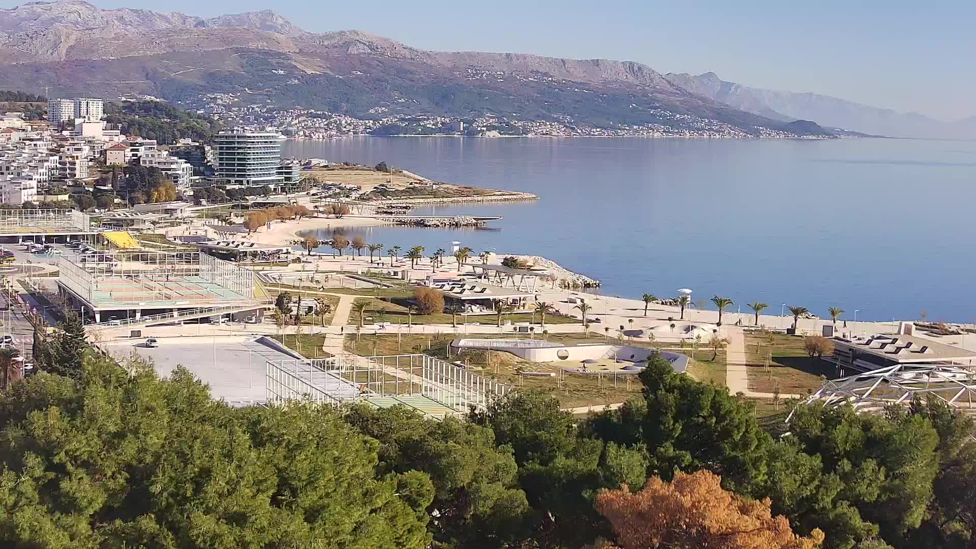 Plaža Žnjan in športni objekti – Split