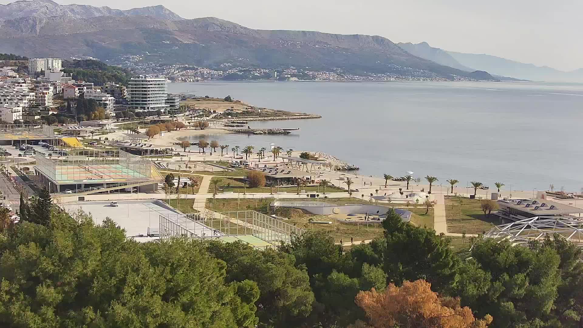 Plage Žnjan et installations sportives – Split