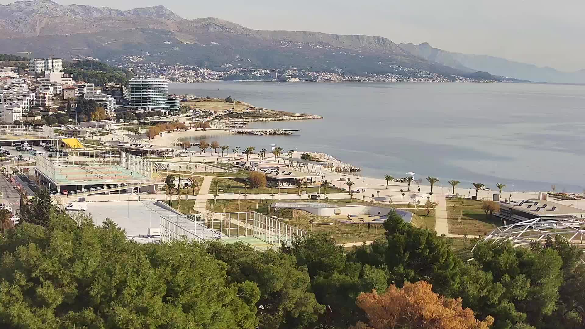 Spiaggia di Žnjan e impianti sportivi – Spalato