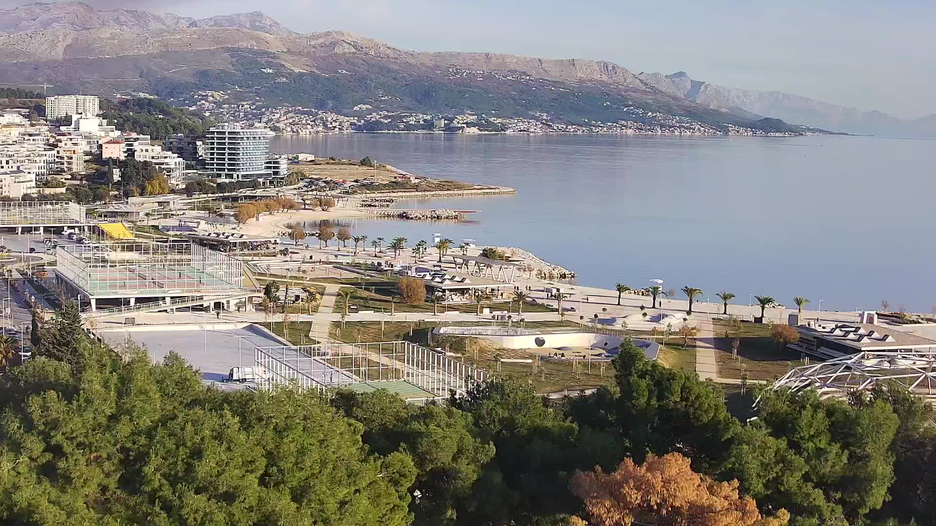 Plaža Žnjan in športni objekti – Split