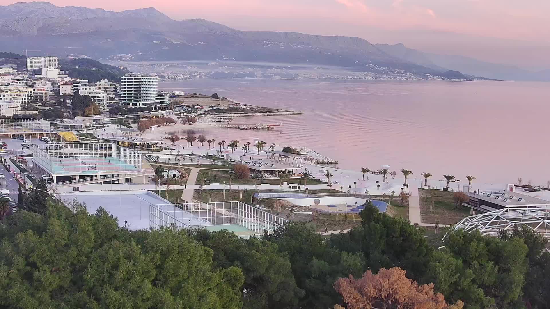 Spiaggia di Žnjan e impianti sportivi – Spalato