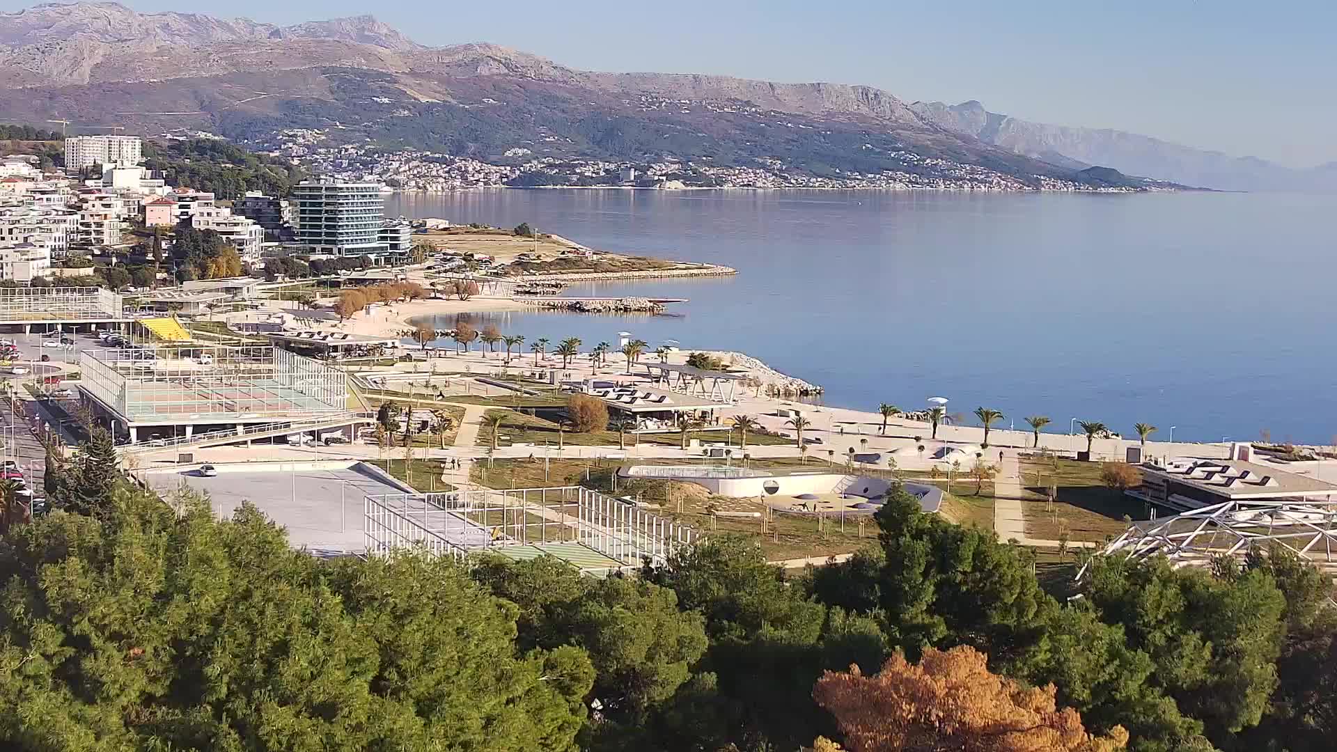Playa Žnjan e instalaciones deportivas – Split