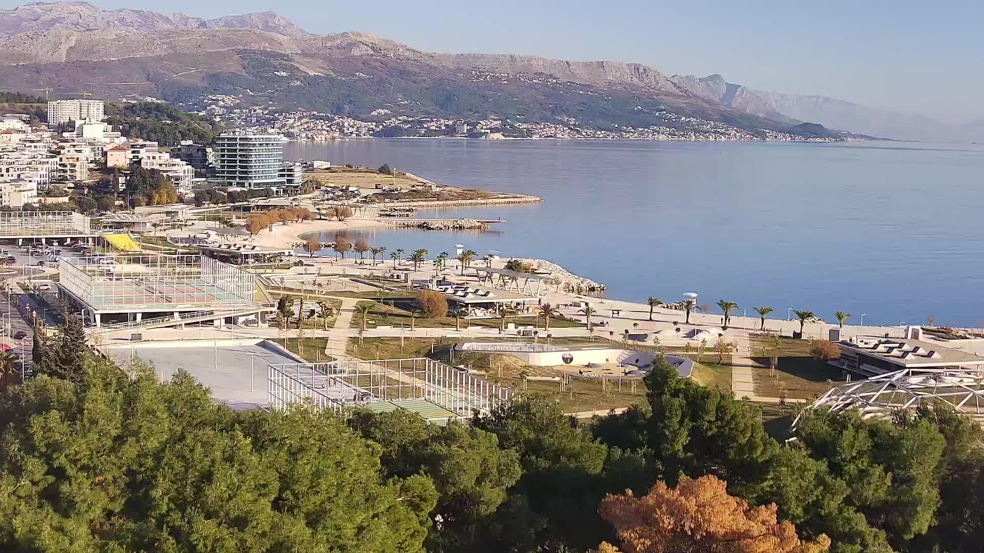 Plaža Žnjan in športni objekti – Split