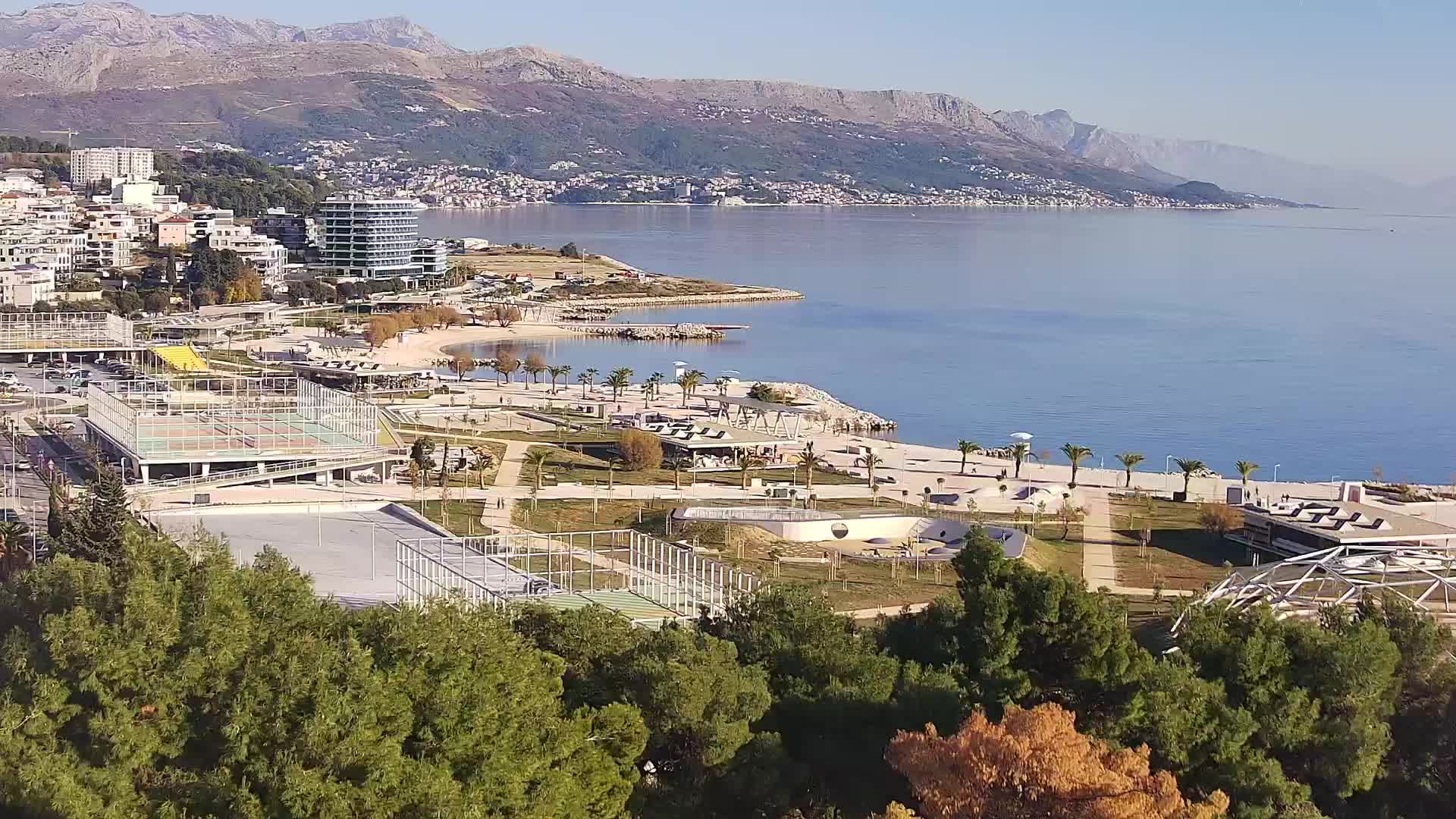 Playa Žnjan e instalaciones deportivas – Split