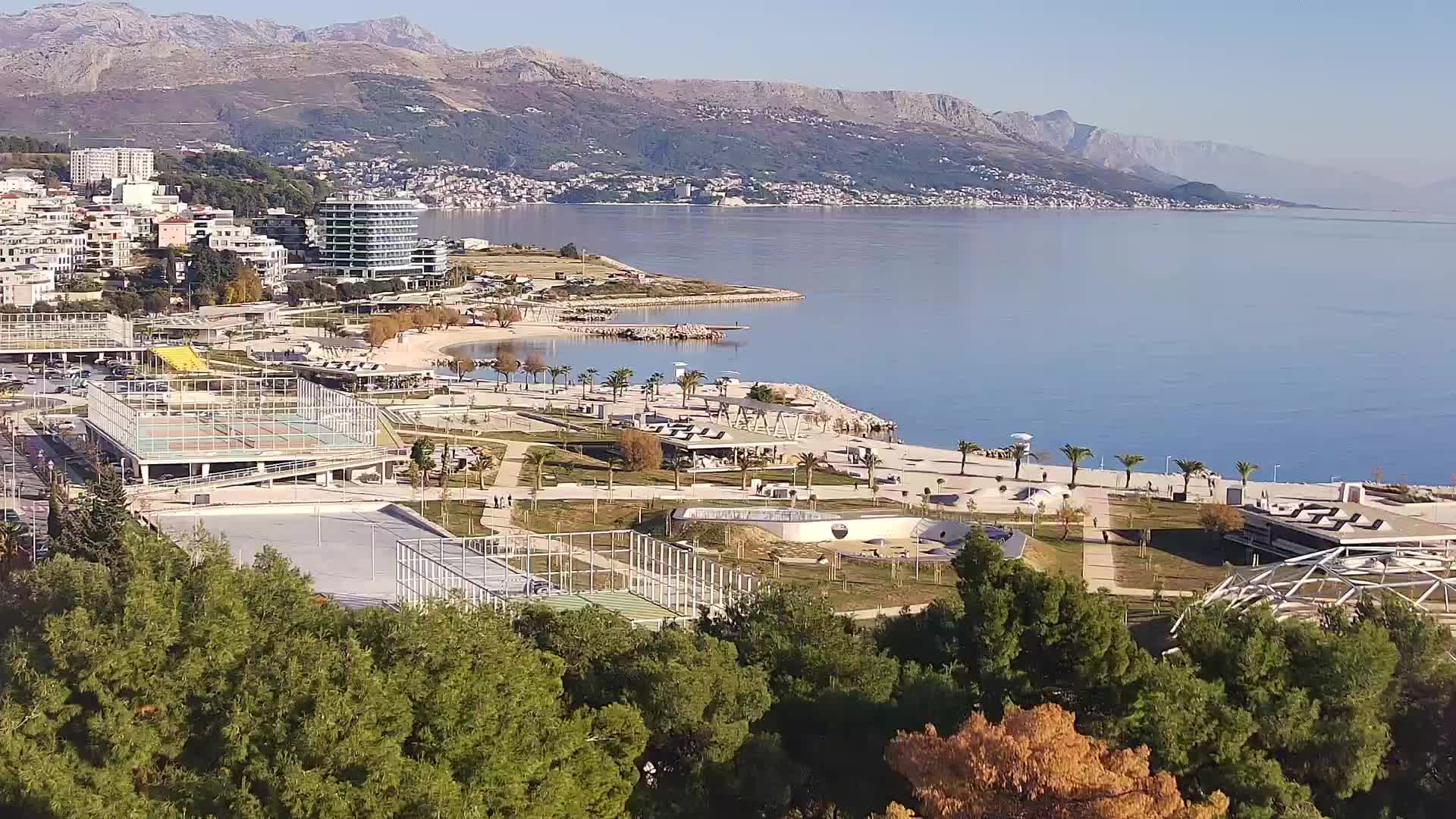 Plage Žnjan et installations sportives – Split