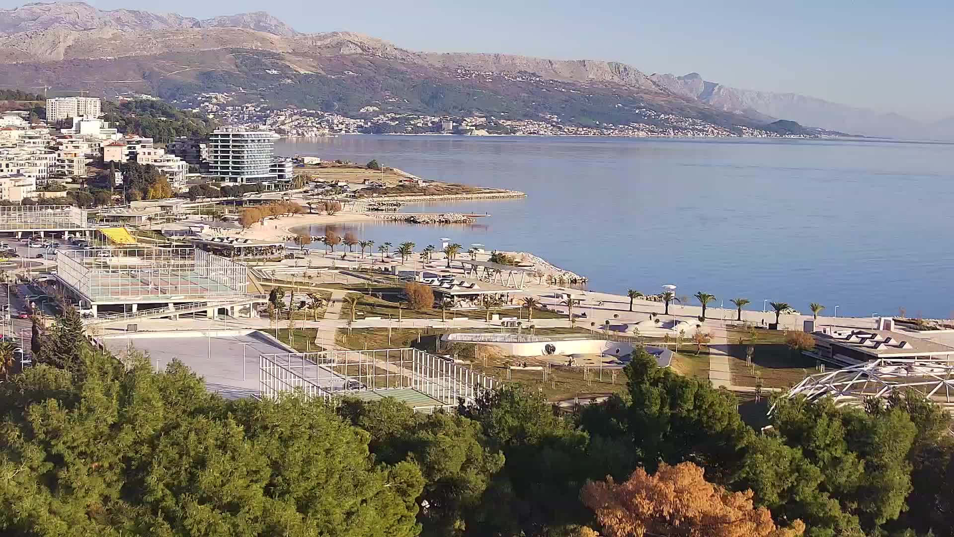 Plage Žnjan et installations sportives – Split