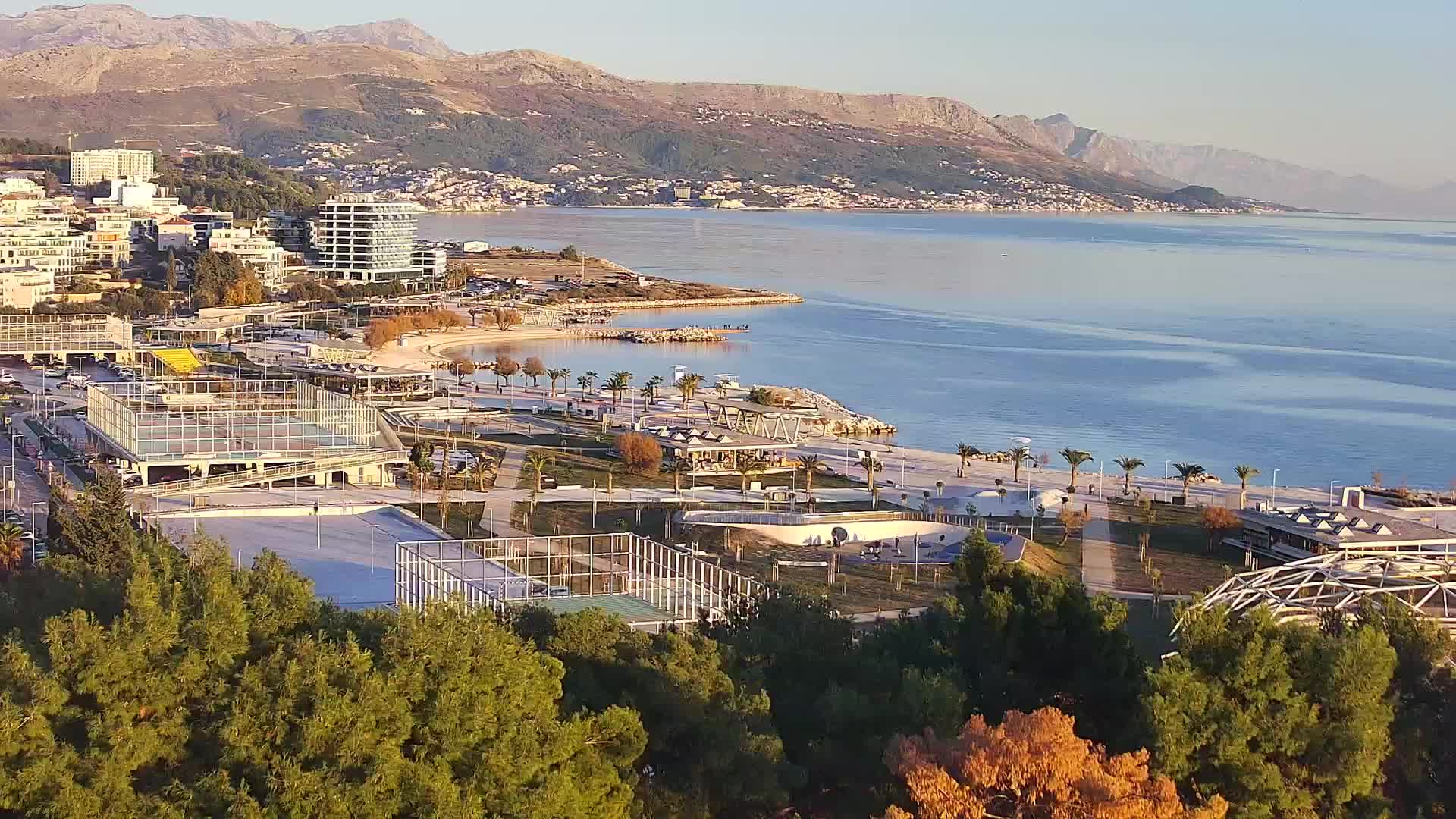 Plage Žnjan et installations sportives – Split