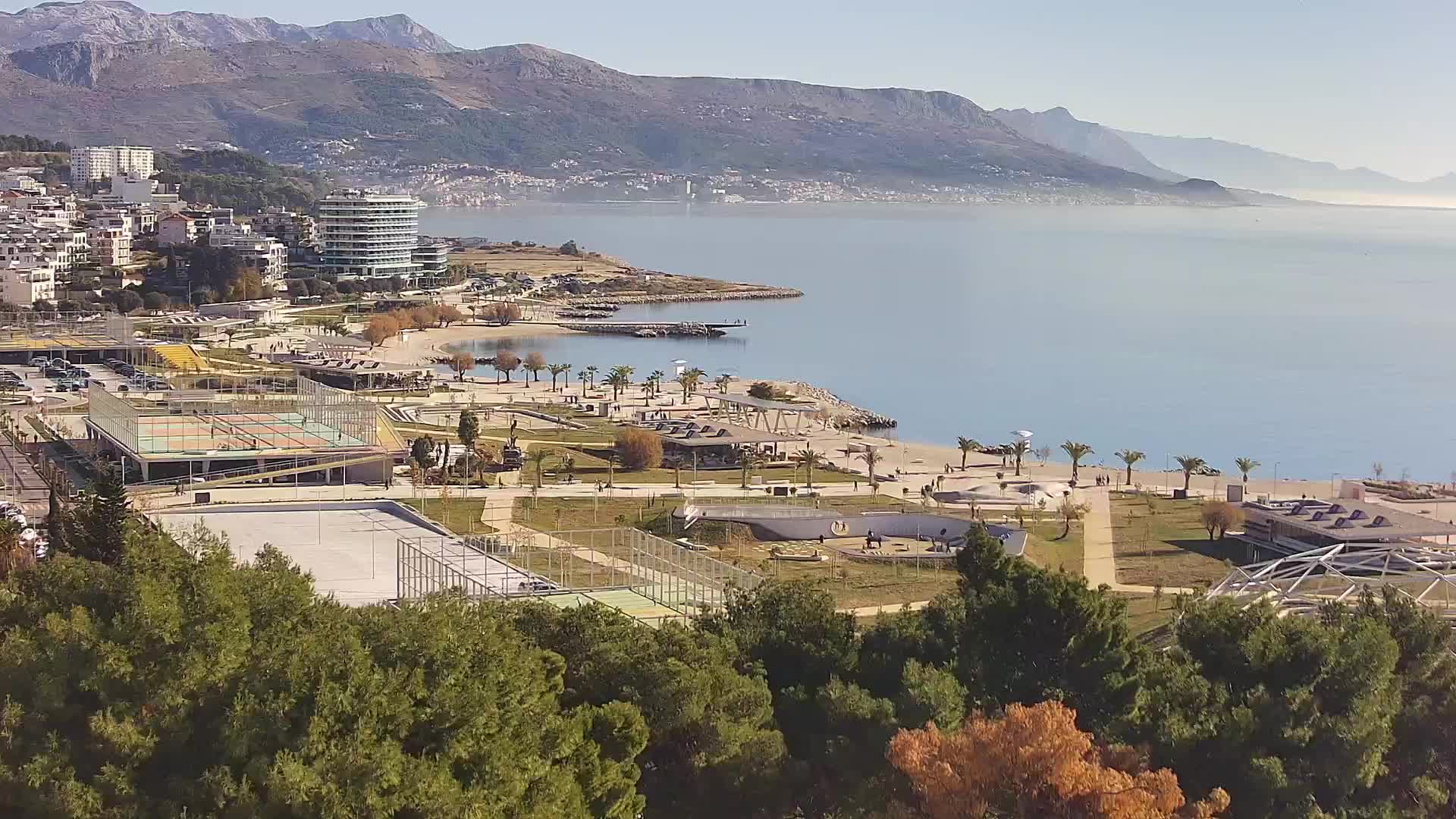 Plage Žnjan et installations sportives – Split