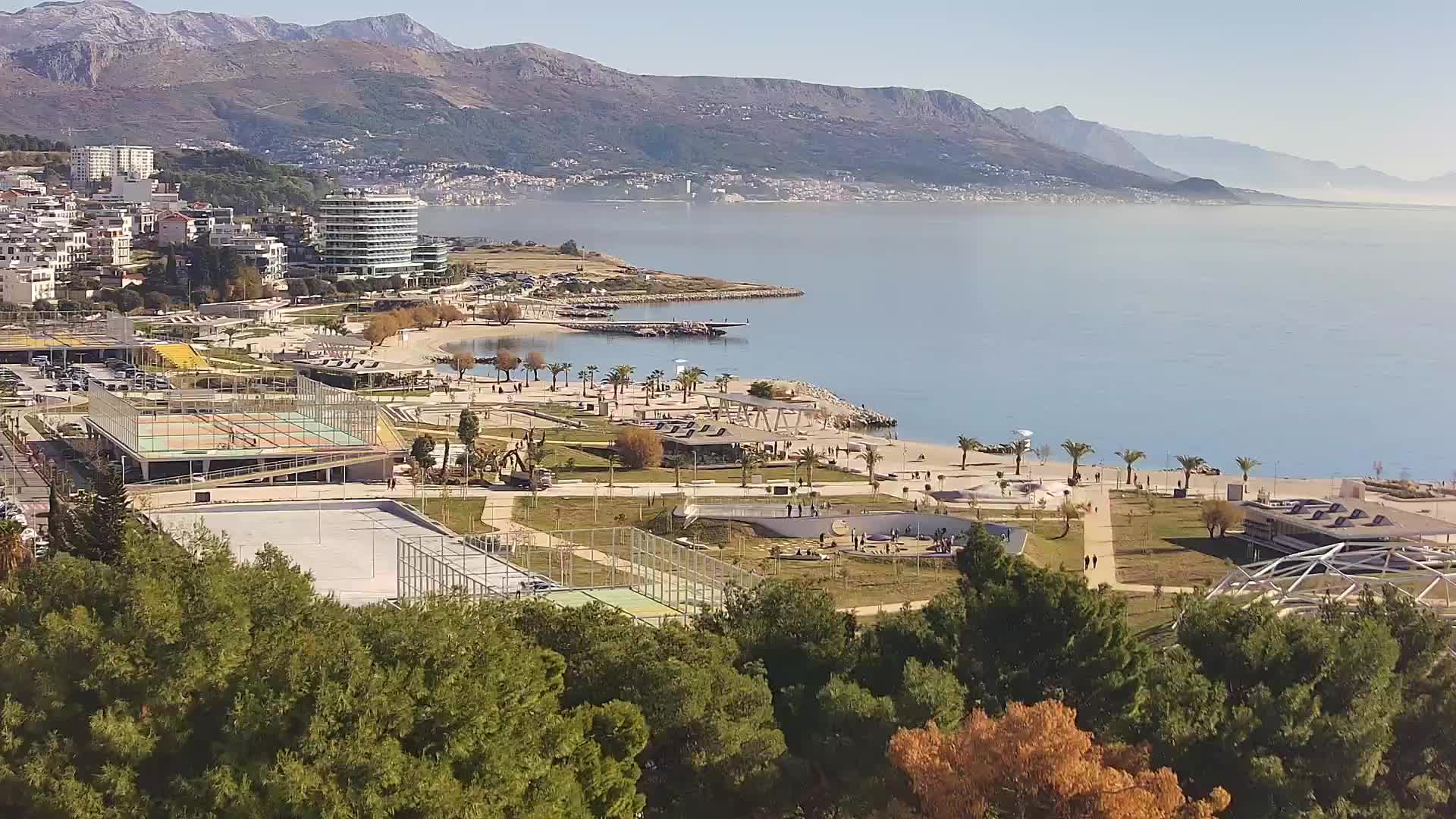 Playa Žnjan e instalaciones deportivas – Split