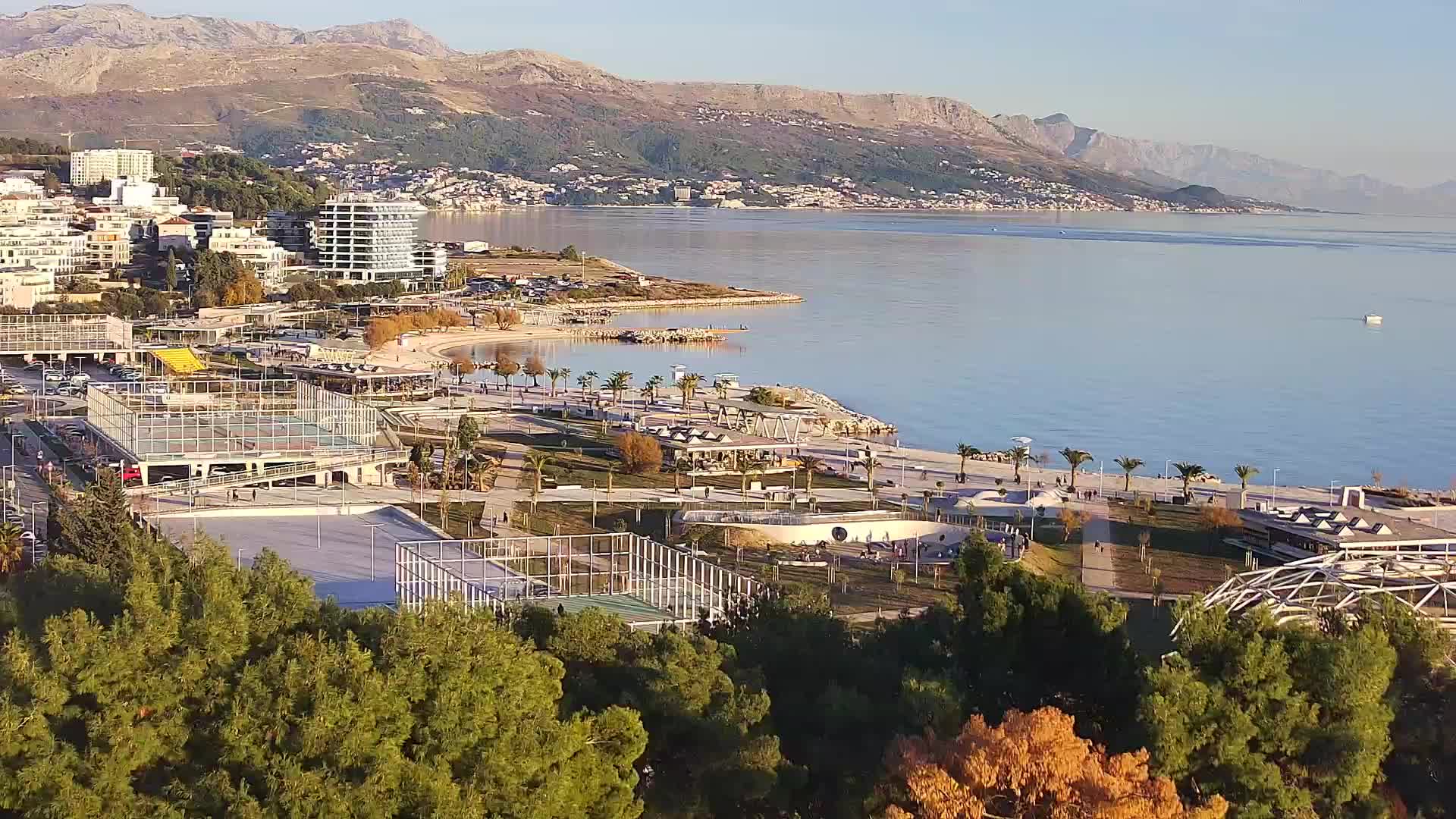 Plage Žnjan et installations sportives – Split