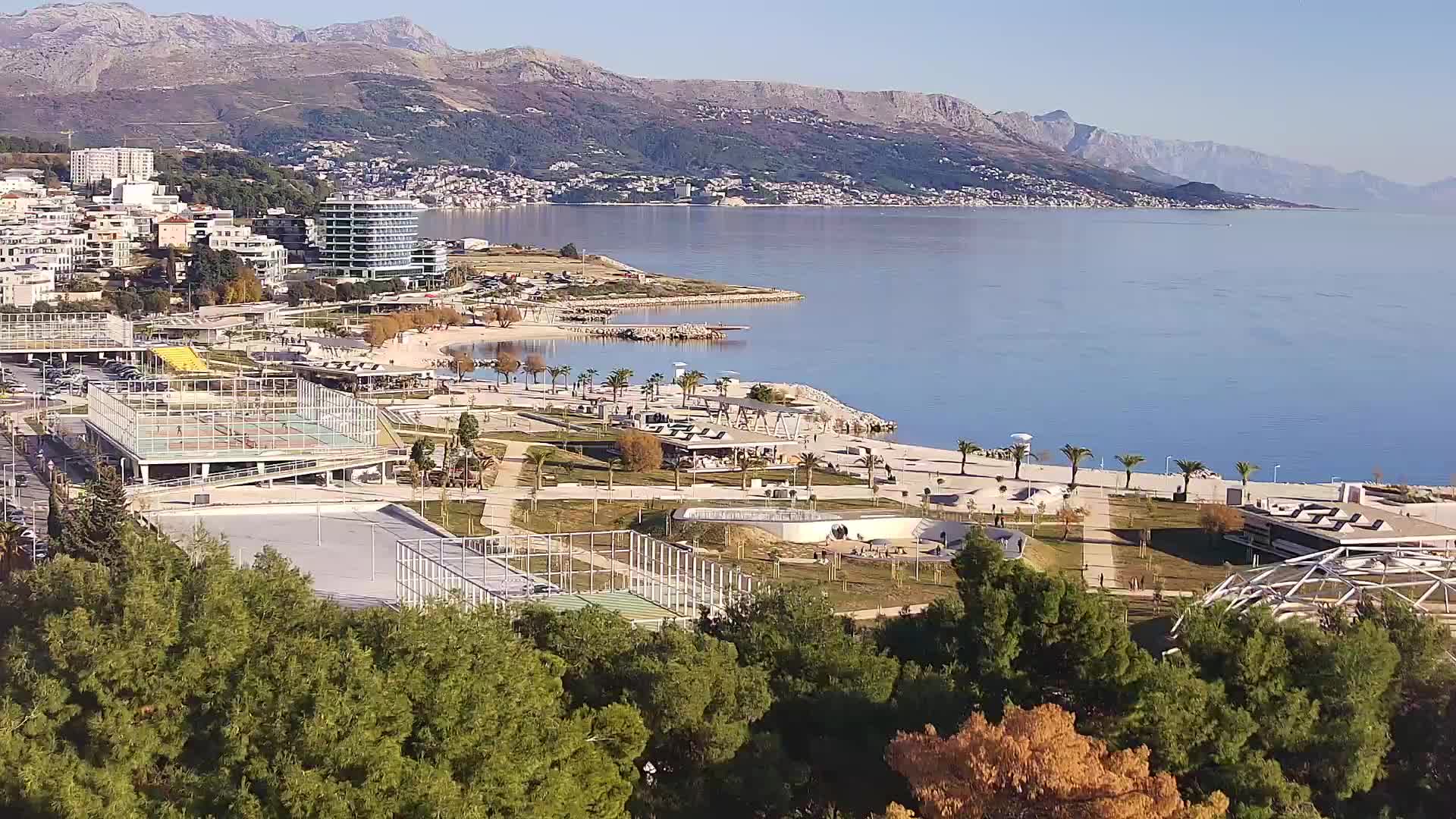 Playa Žnjan e instalaciones deportivas – Split