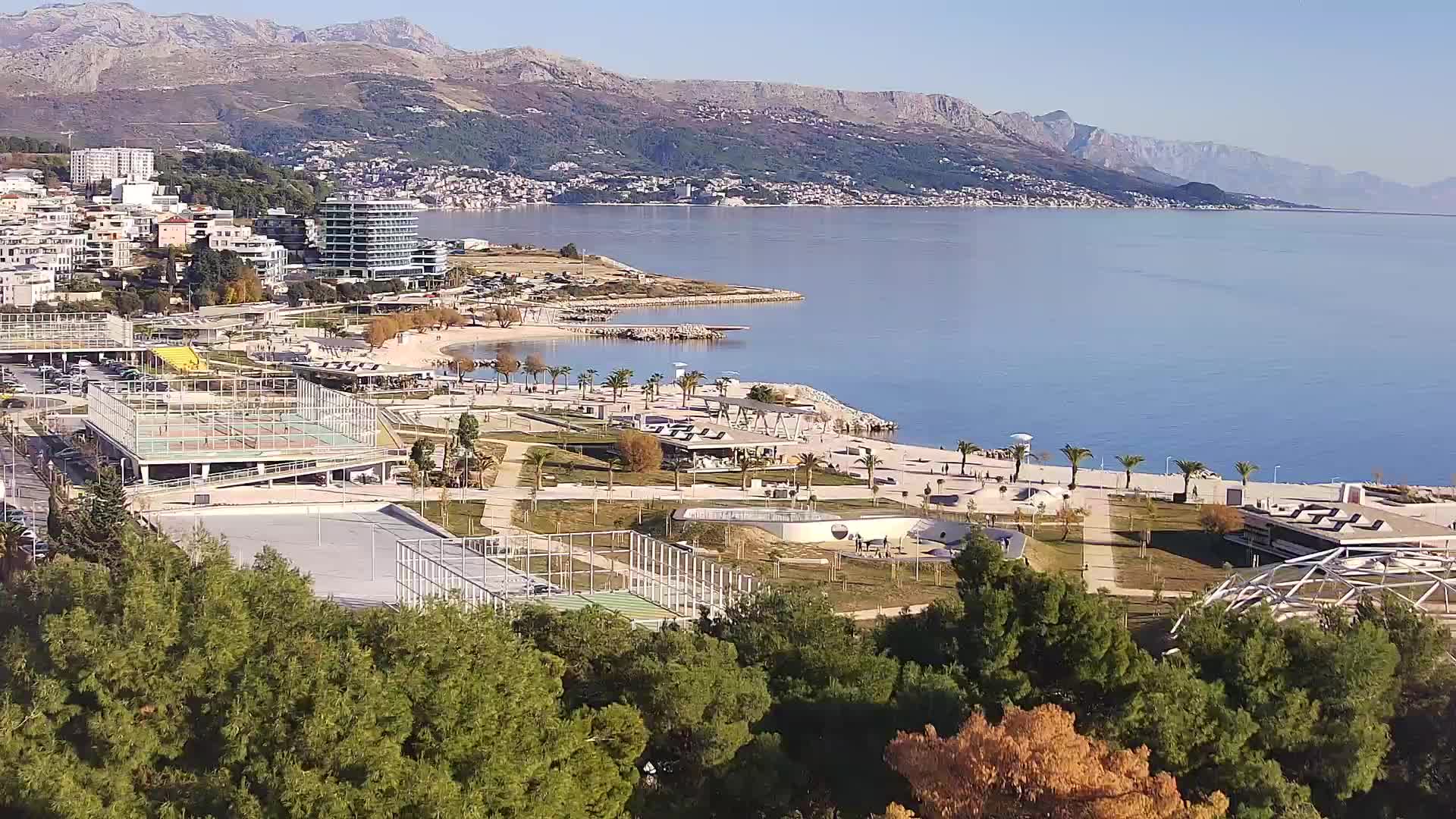 Plage Žnjan et installations sportives – Split