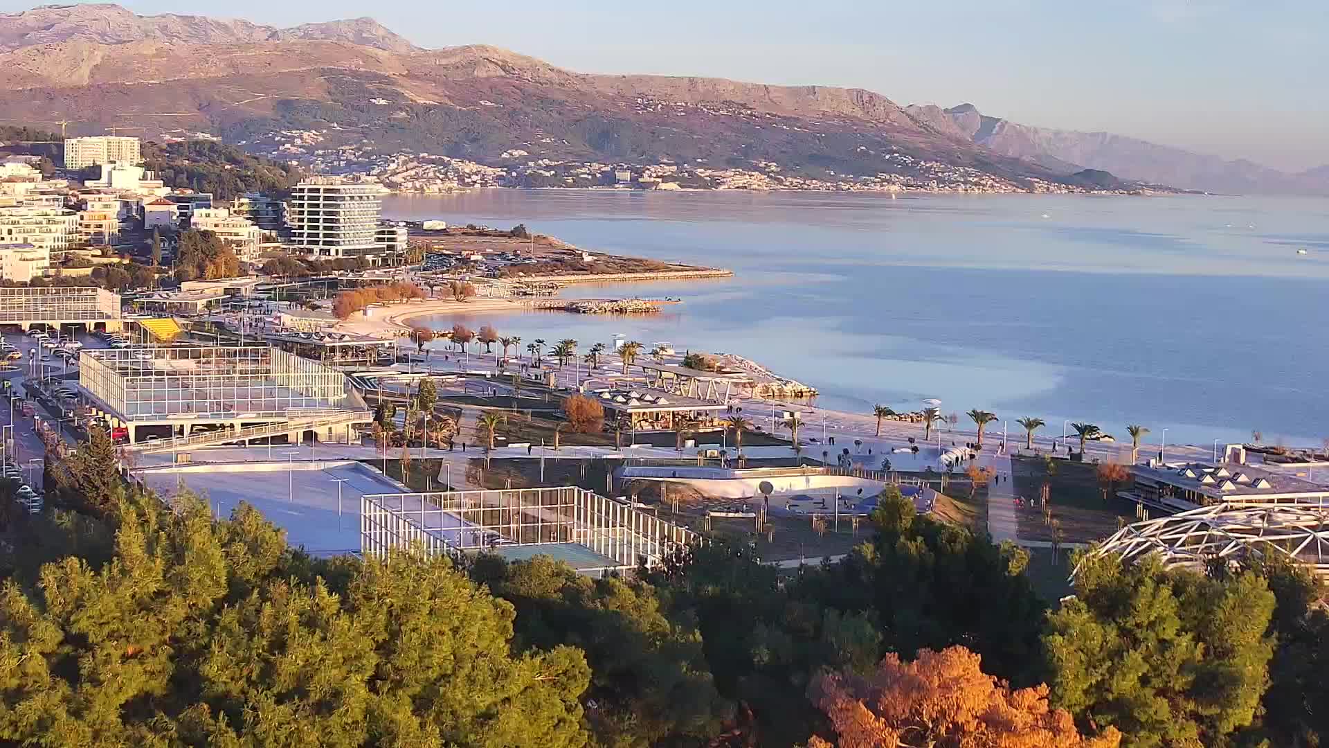 Plaža Žnjan in športni objekti – Split