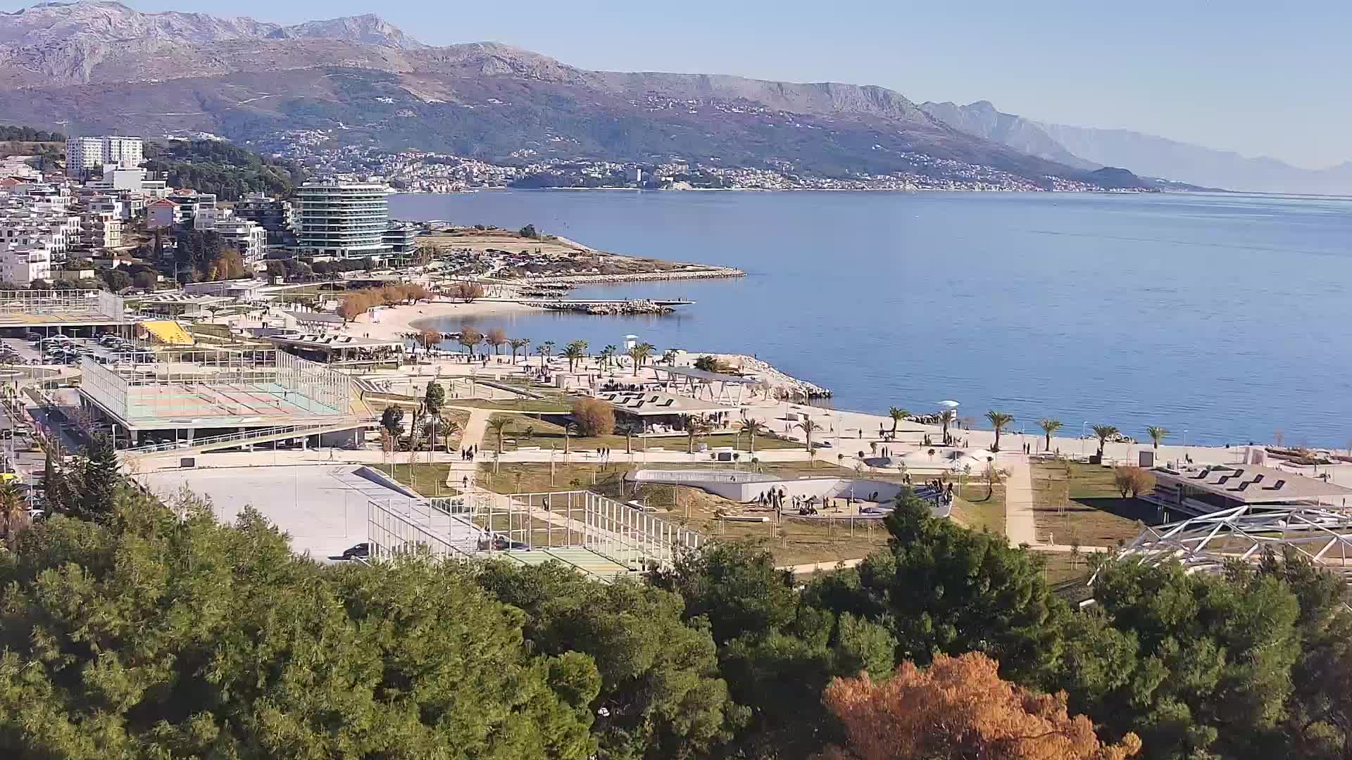 Plage Žnjan et installations sportives – Split