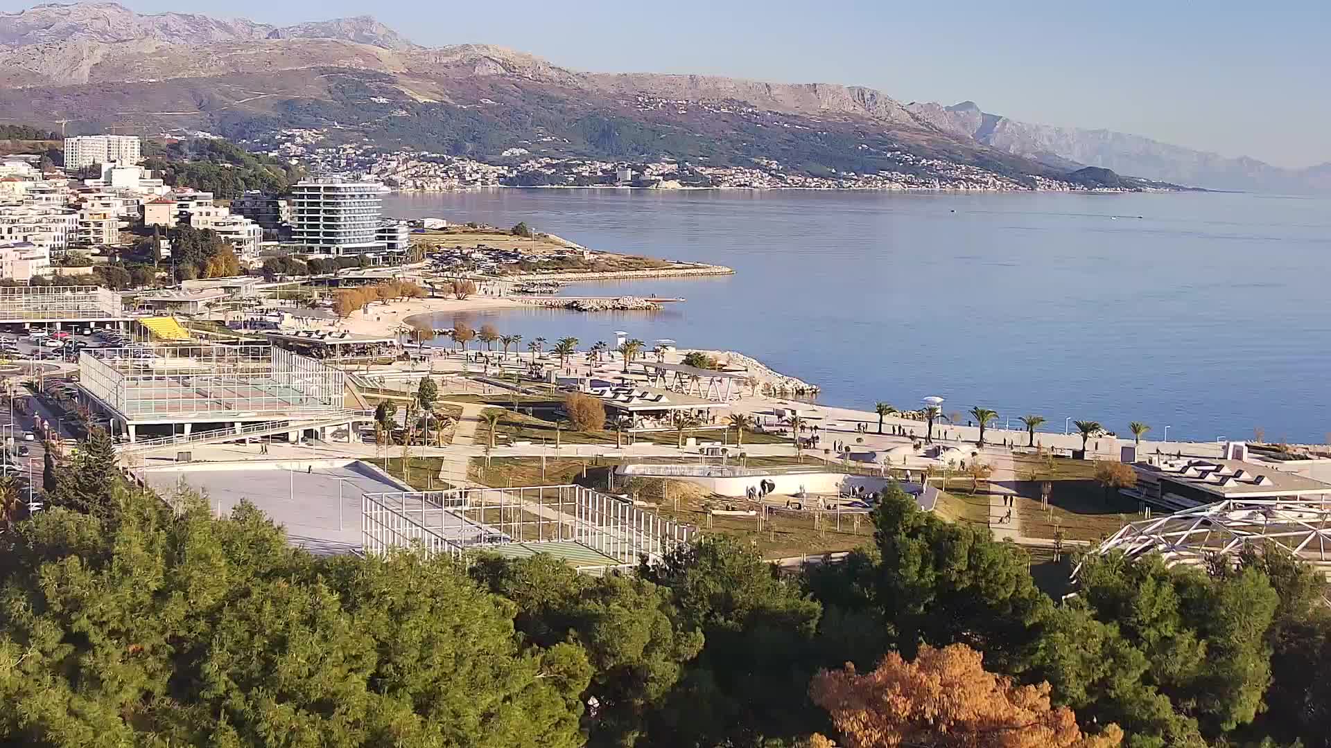 Plage Žnjan et installations sportives – Split