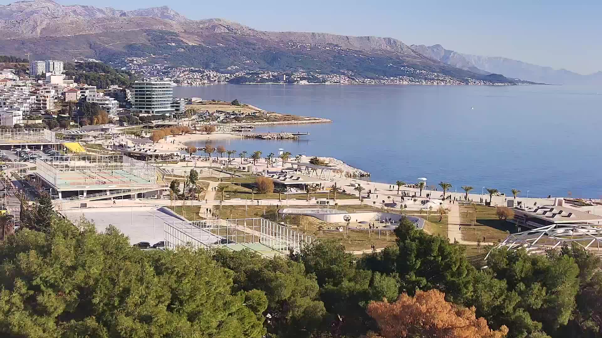 Plage Žnjan et installations sportives – Split