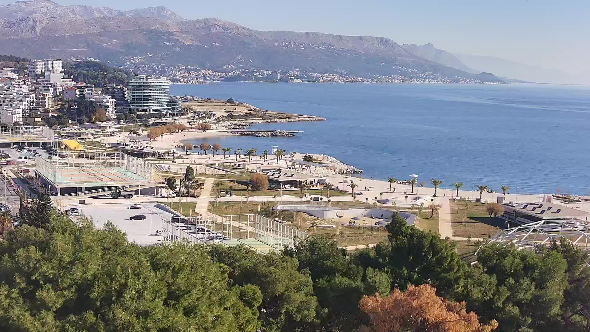 Playa Žnjan e instalaciones deportivas – Split