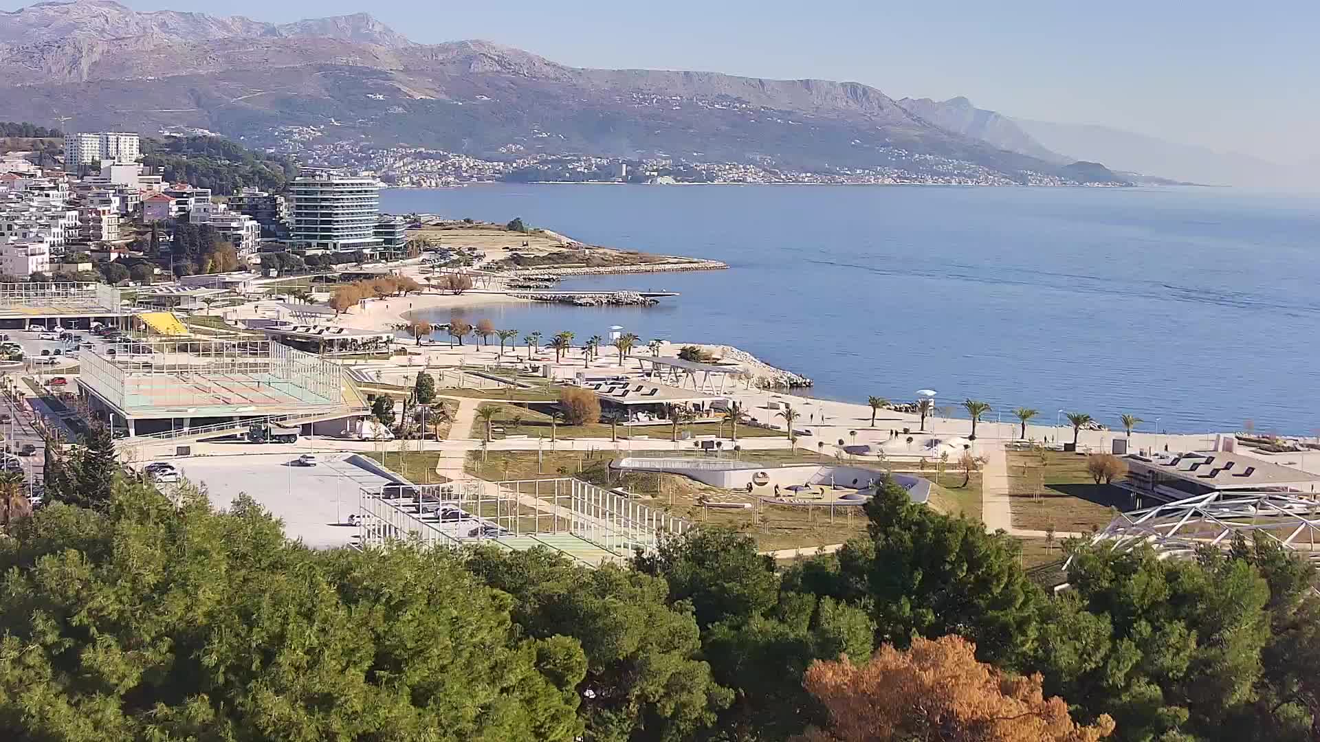 Playa Žnjan e instalaciones deportivas – Split