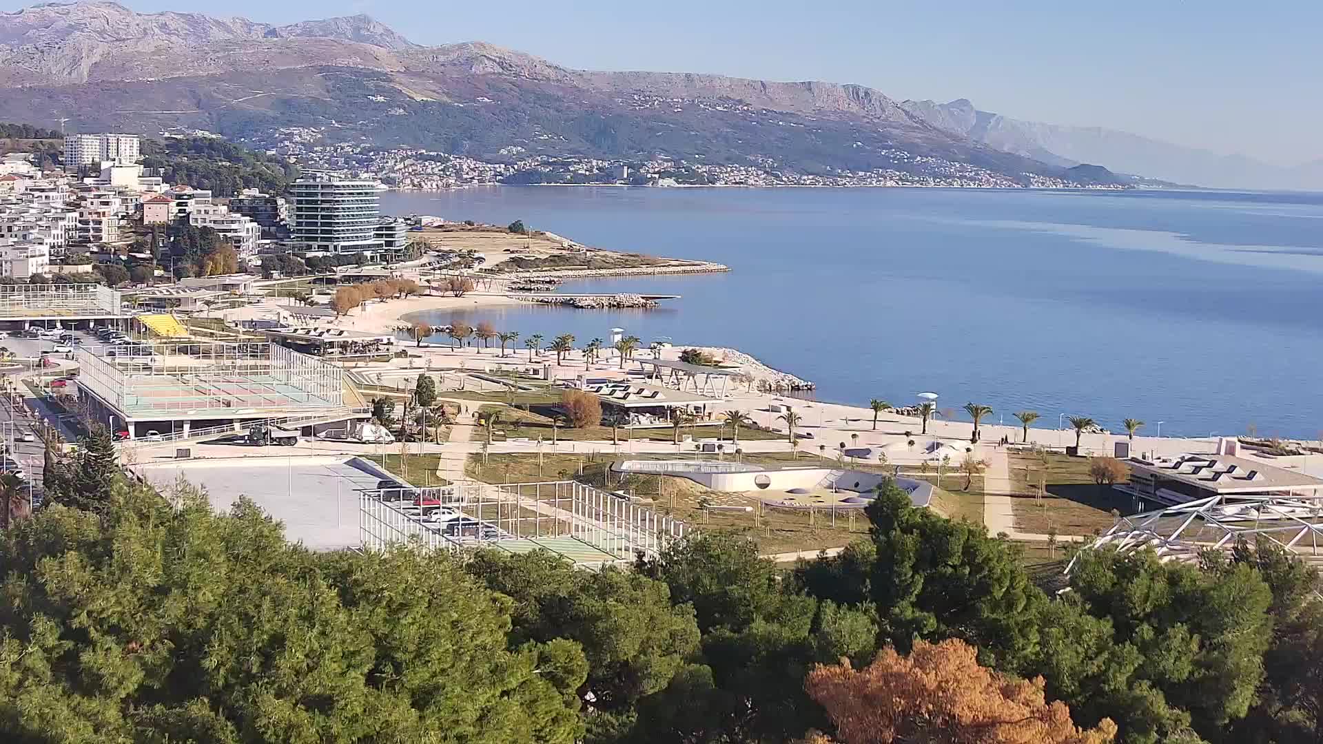 Plage Žnjan et installations sportives – Split