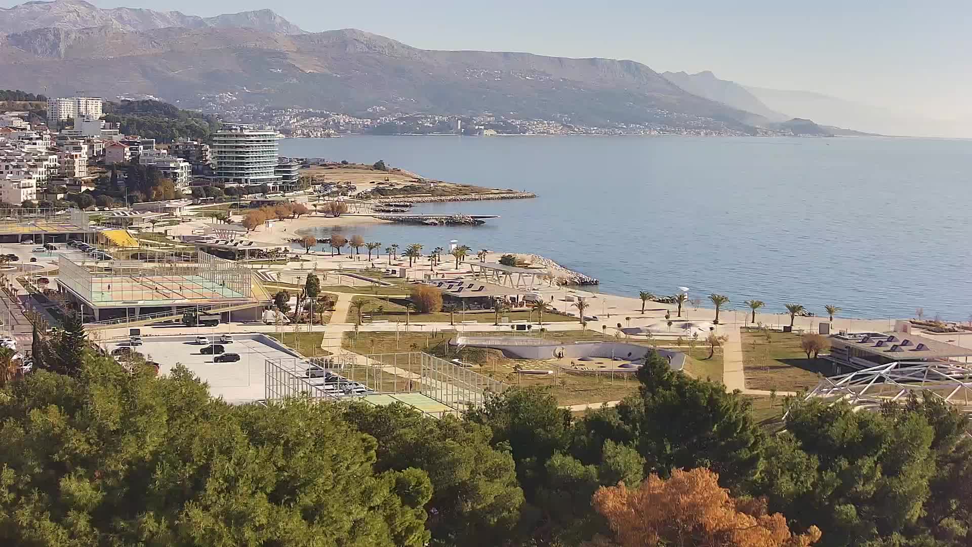 Playa Žnjan e instalaciones deportivas – Split