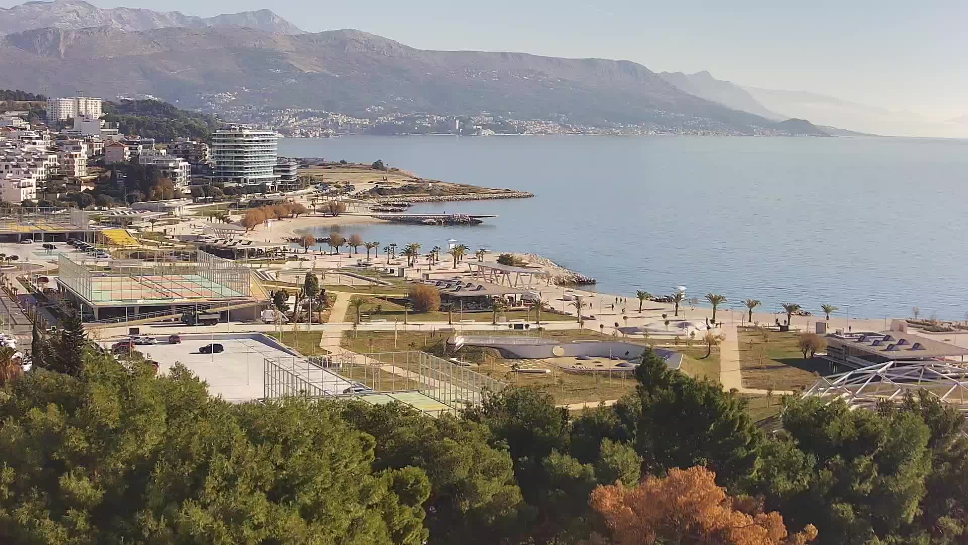 Plage Žnjan et installations sportives – Split
