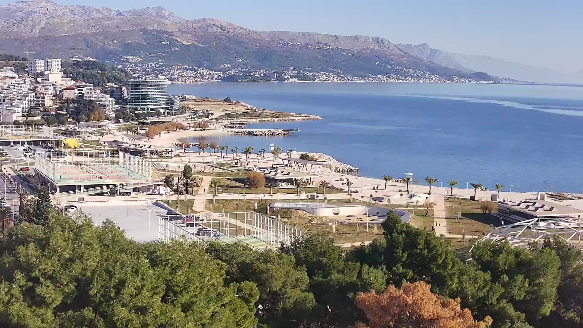 Spiaggia di Žnjan e impianti sportivi – Spalato