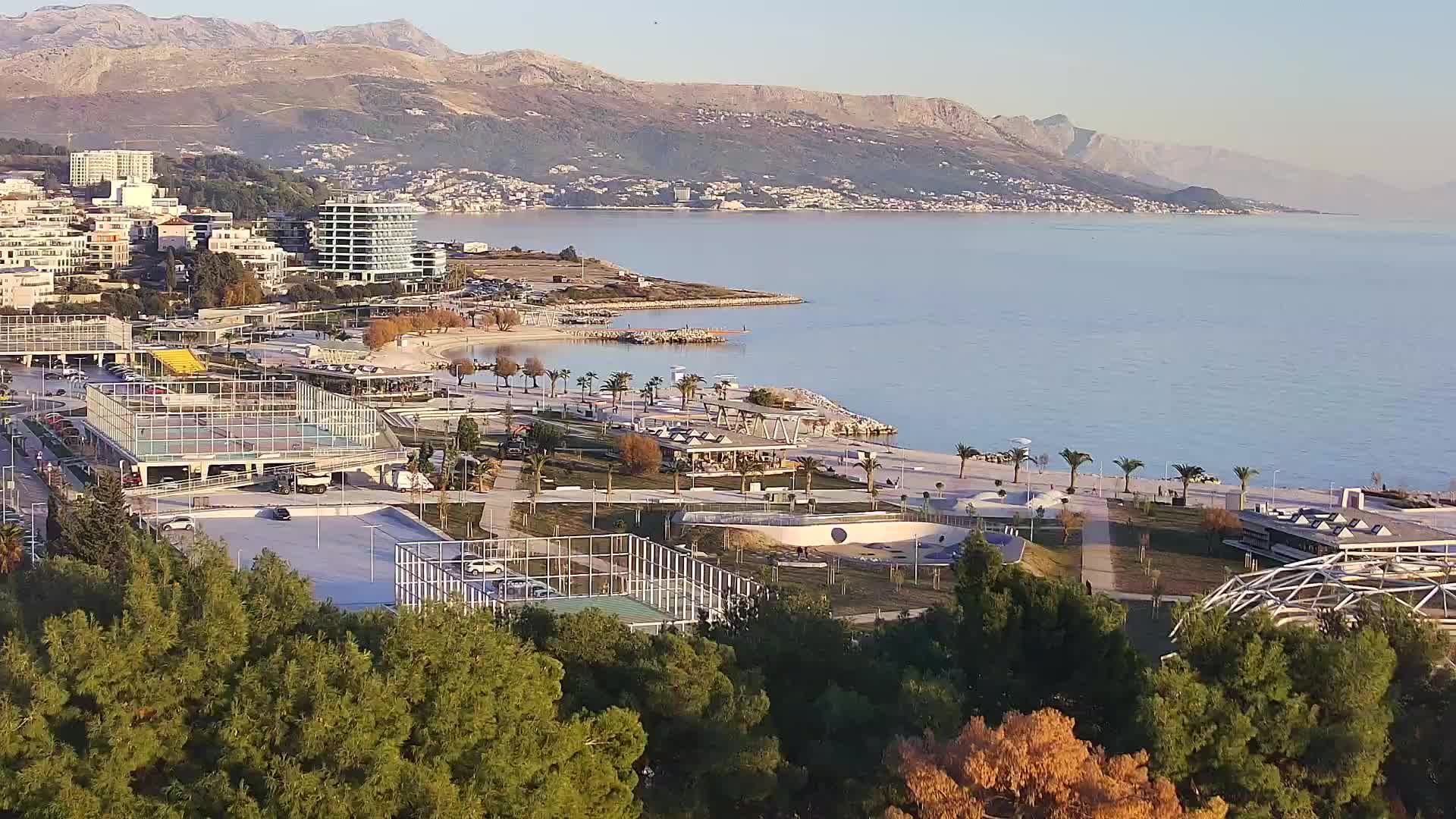Plage Žnjan et installations sportives – Split