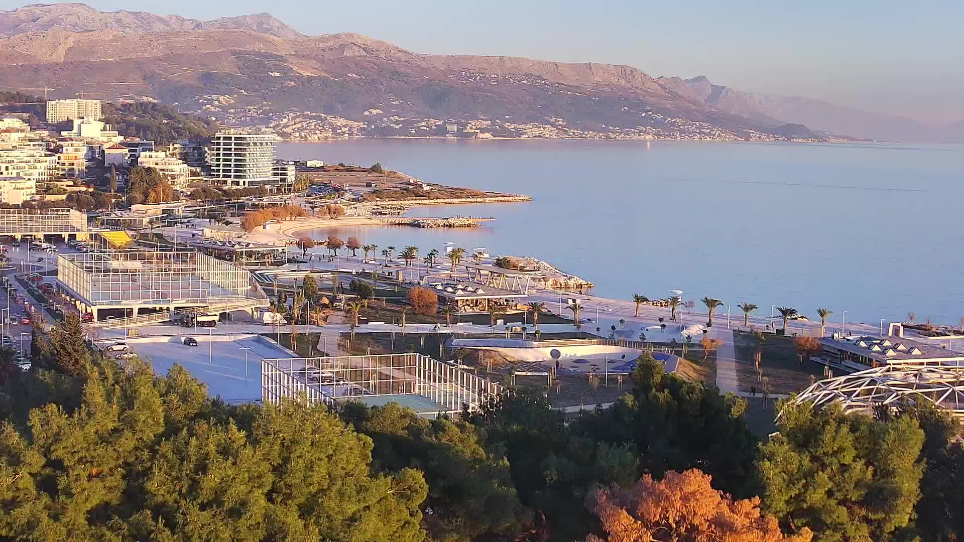 Plage Žnjan et installations sportives – Split