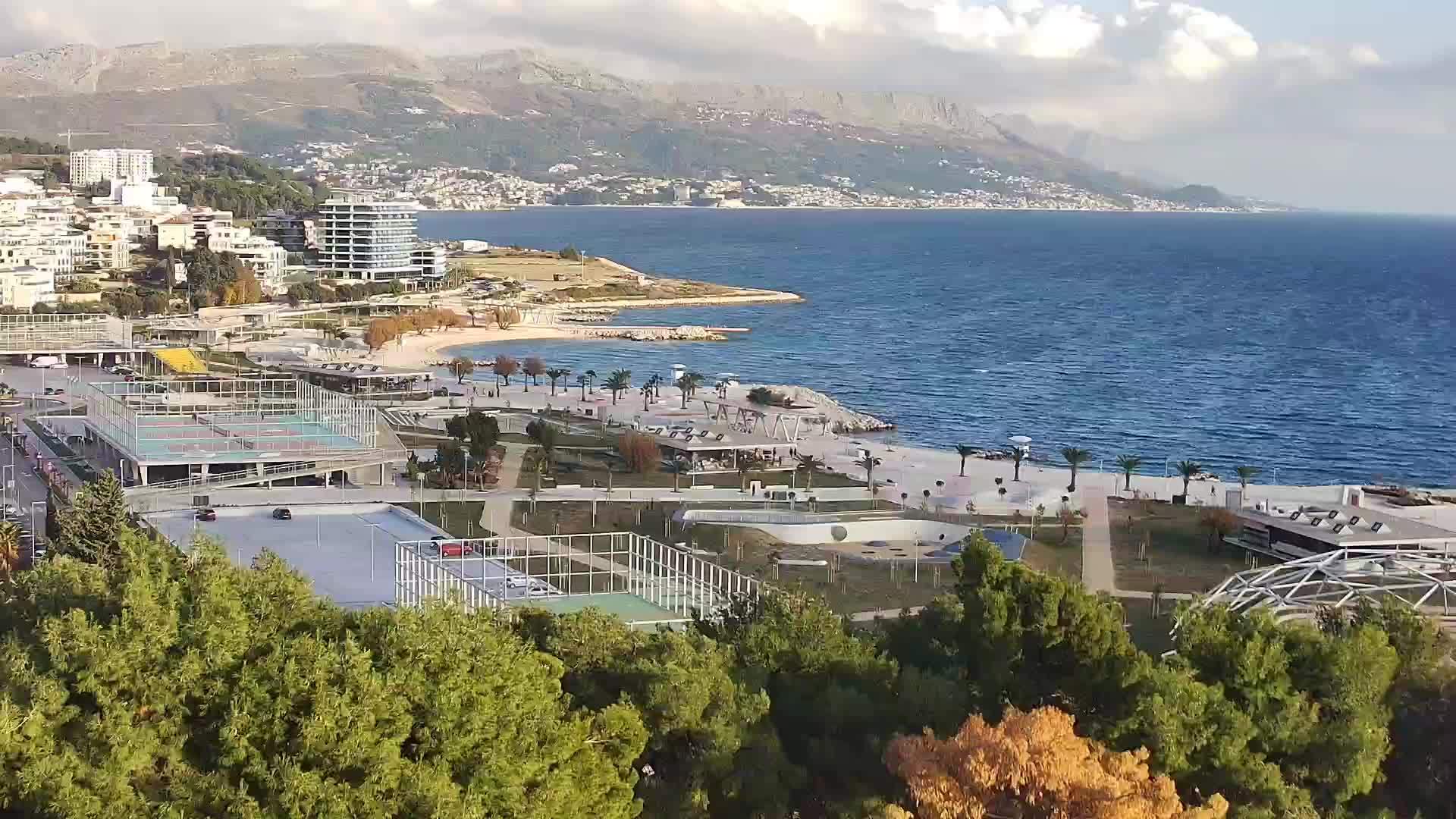 Plage Žnjan et installations sportives – Split