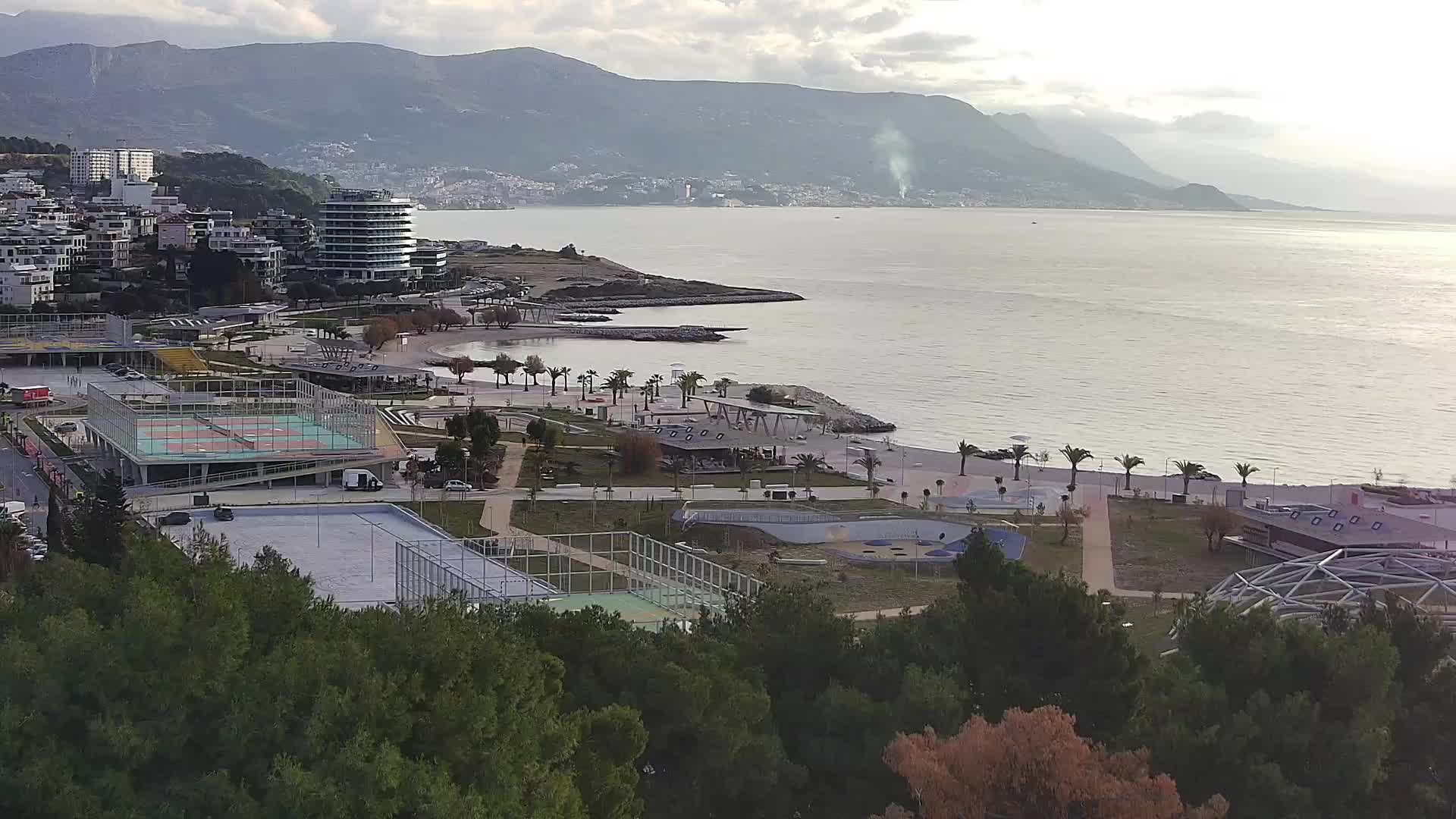 Plage Žnjan et installations sportives – Split