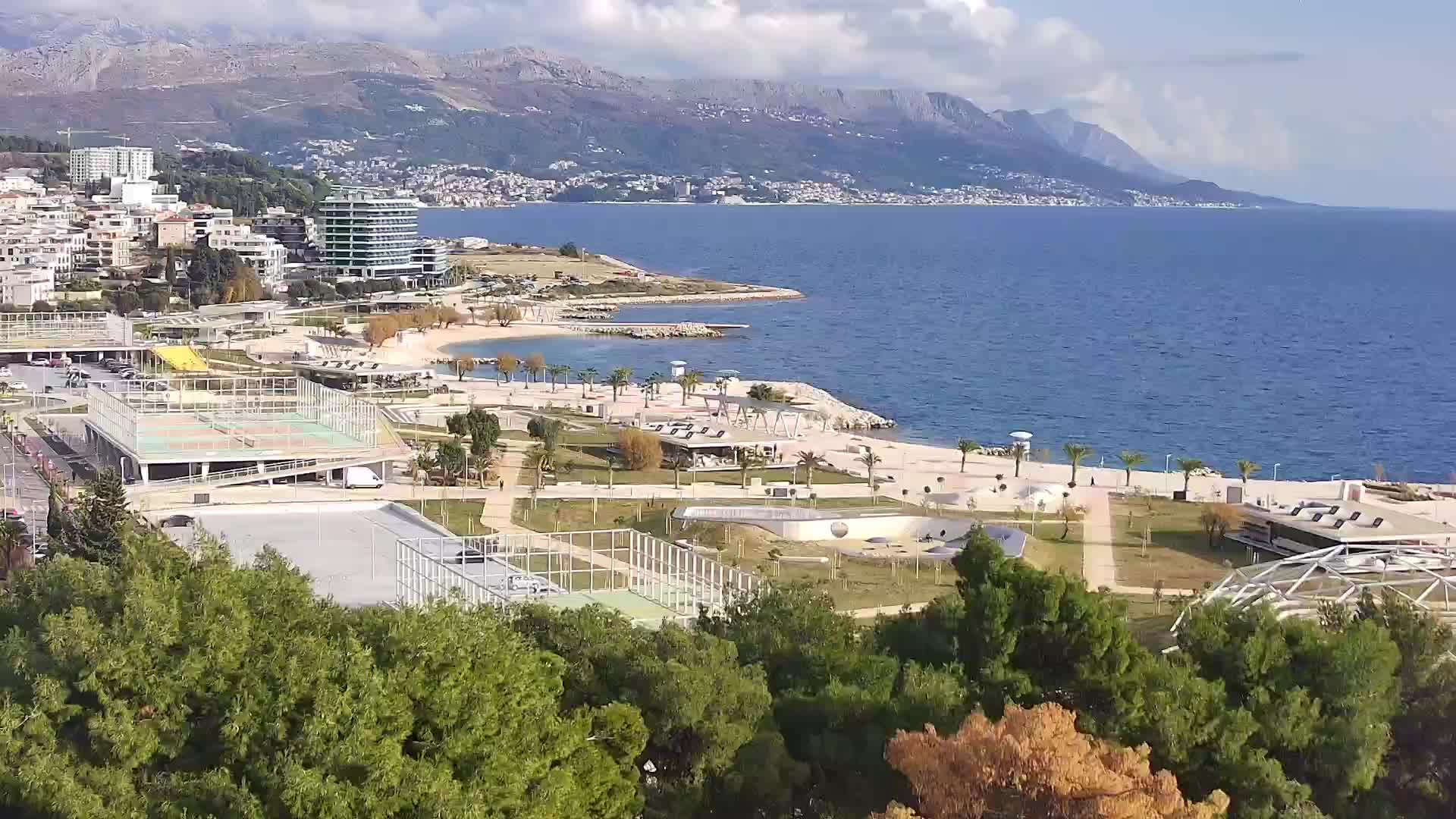 Plage Žnjan et installations sportives – Split