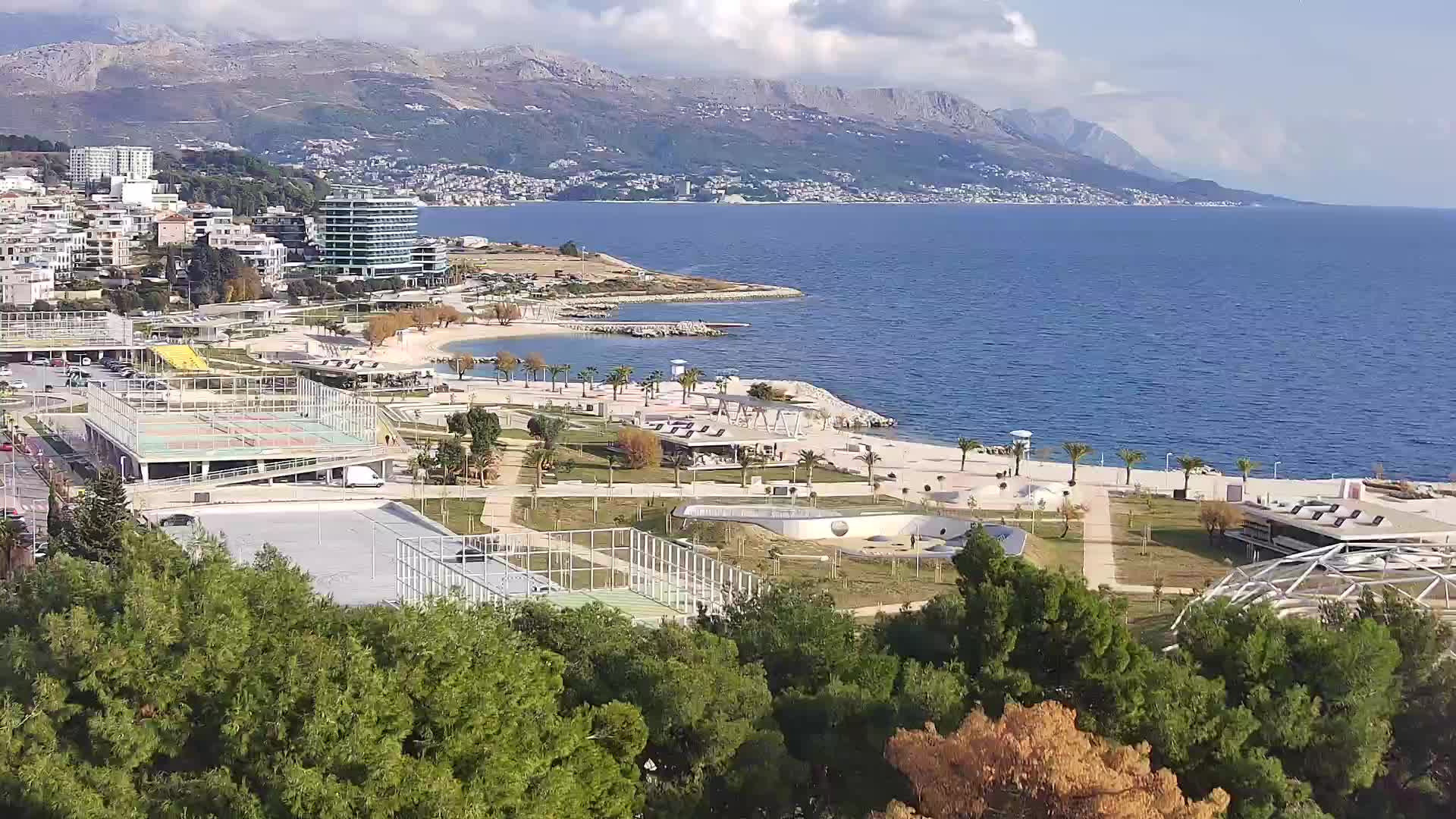 Plage Žnjan et installations sportives – Split