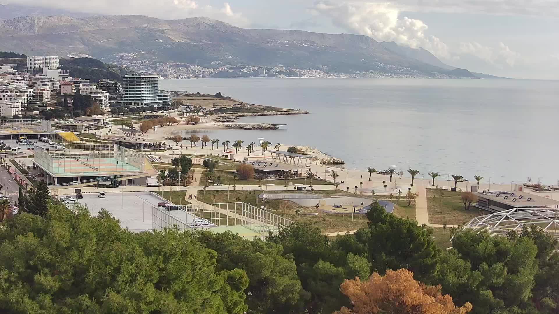 Plage Žnjan et installations sportives – Split
