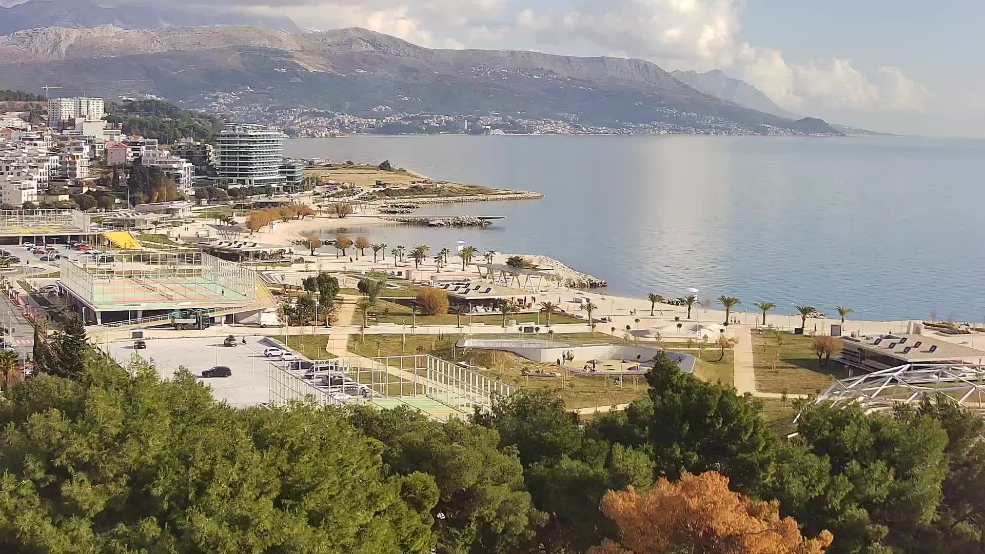 Plage Žnjan et installations sportives – Split